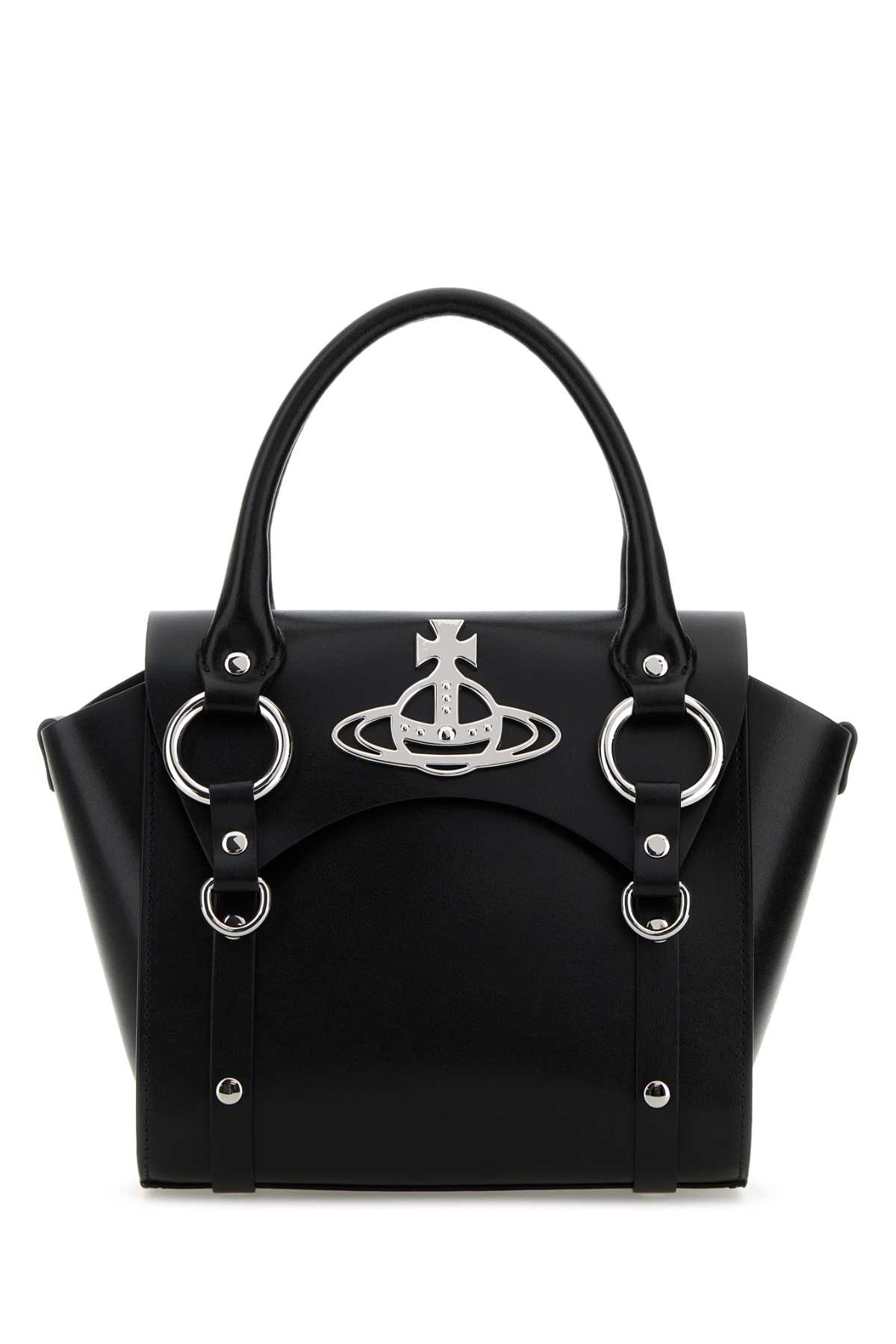 Black Leather Small Betty Handbag
