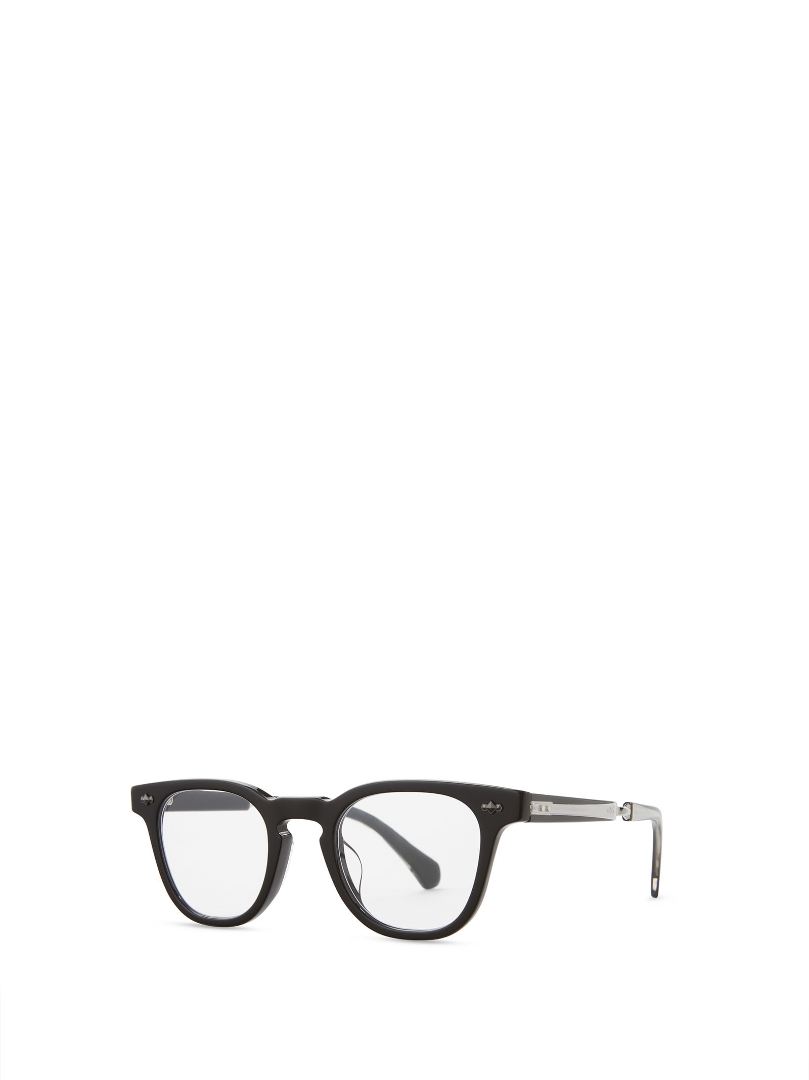 Shop Mr Leight Dean C 44 Black-pewter Glasses