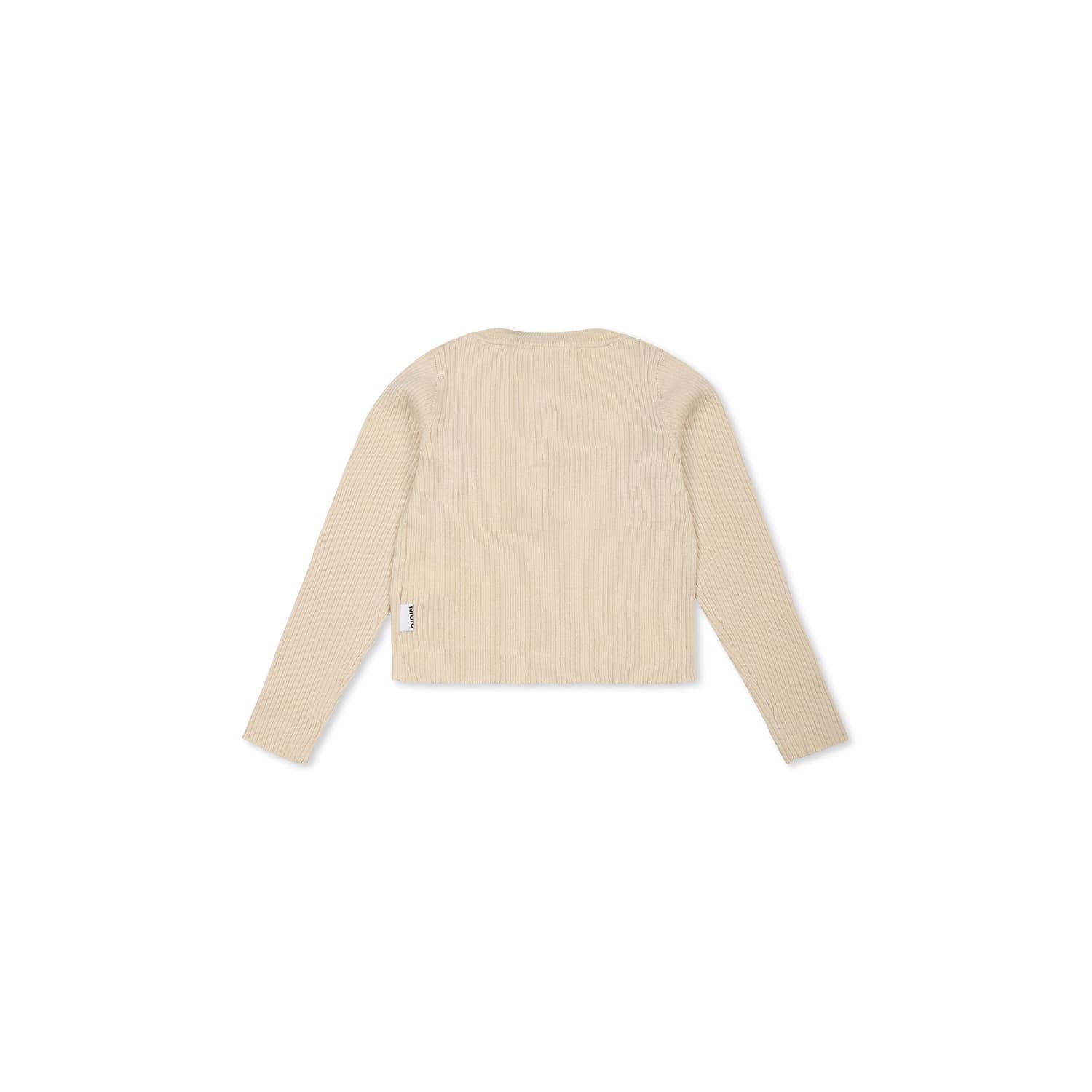 Molo Ivory Cardigan For Girl In Ivory
