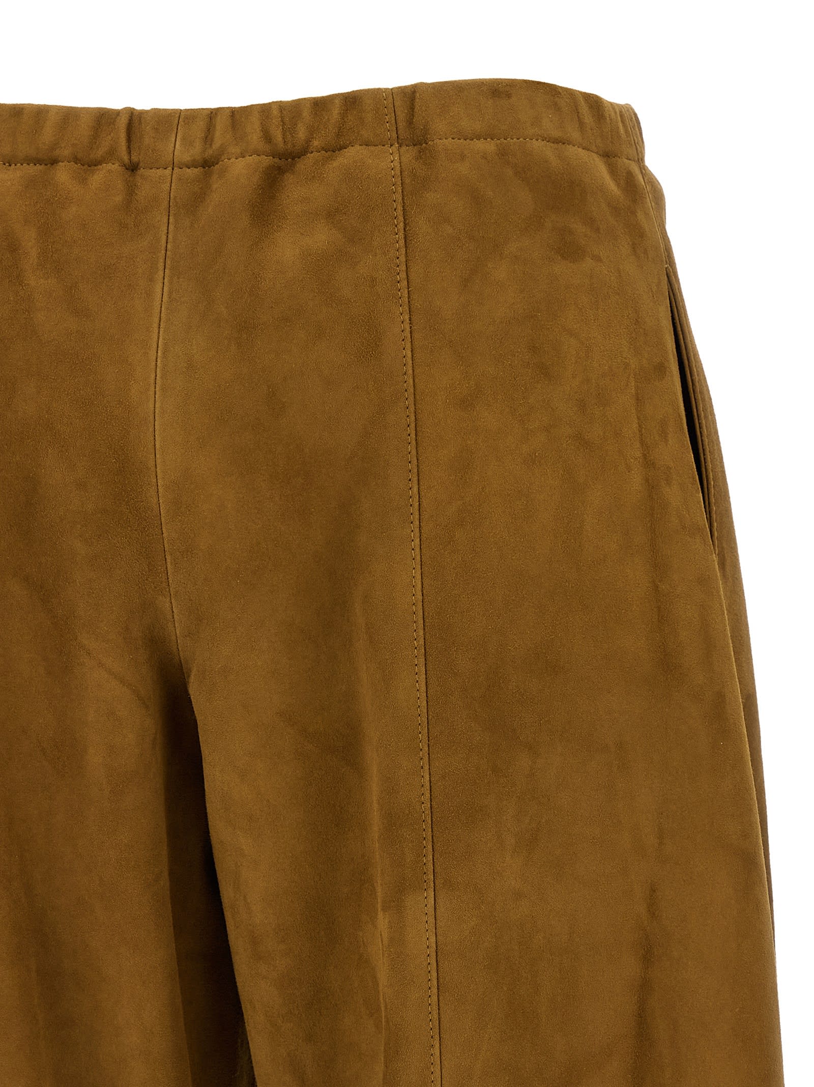 Khaite Clover Pants In Brown