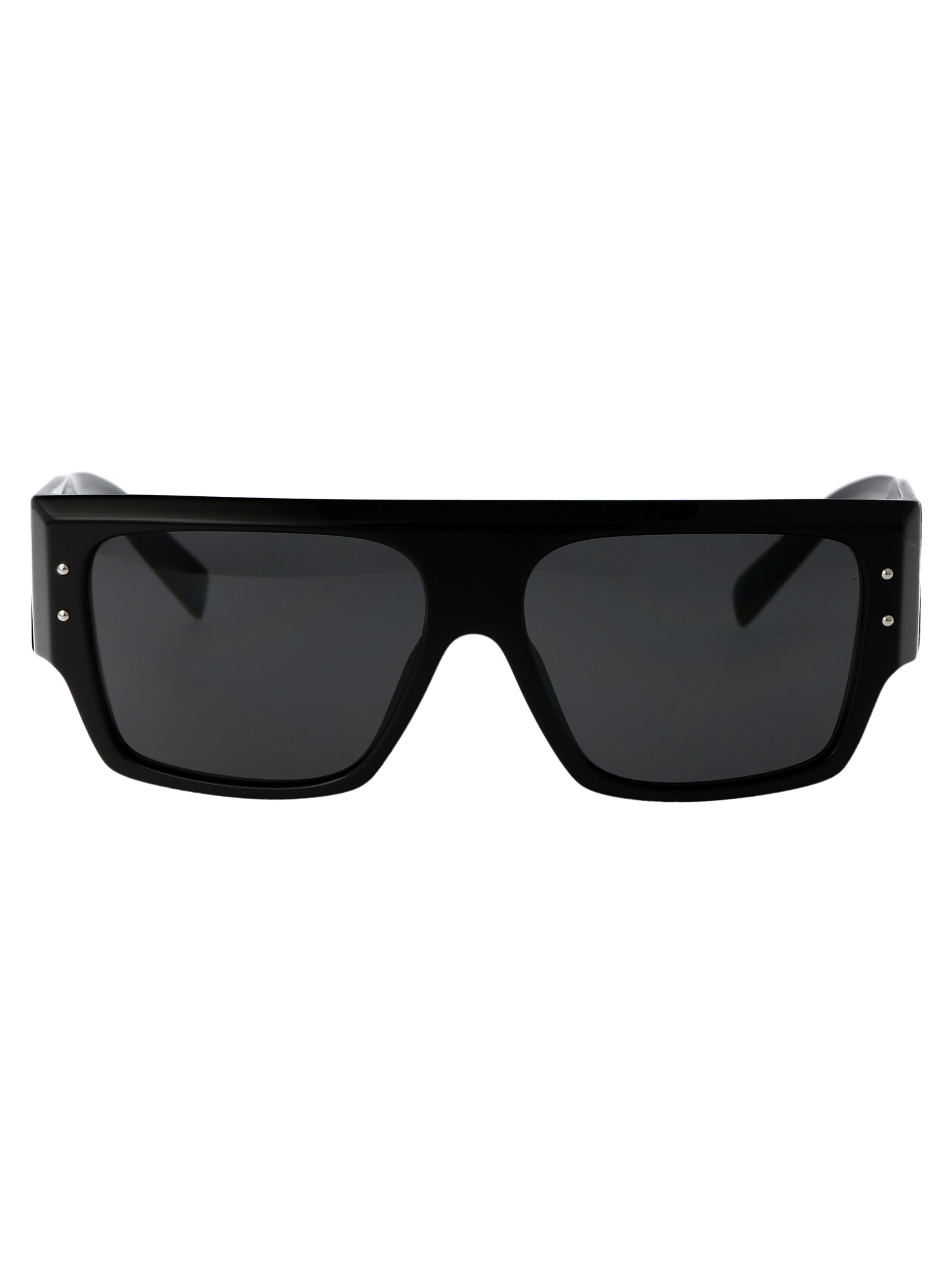 Dolce &amp; Gabbana Eyewear 0dg4459 Sunglasses In 501/87 Black