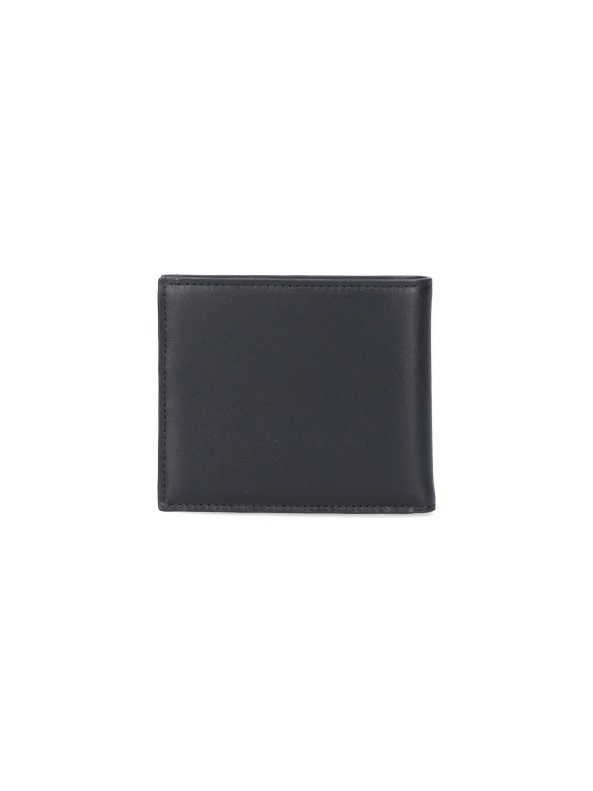 Shop Dolce & Gabbana Bi-fold Logo Wallet In Black
