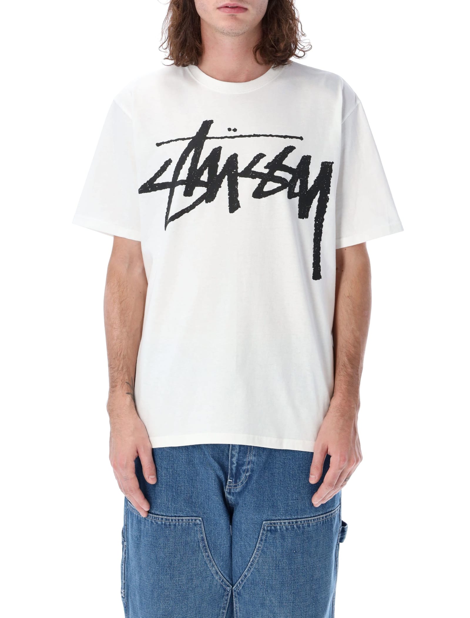 Stussy T-shirt In White Cotton | ModeSens