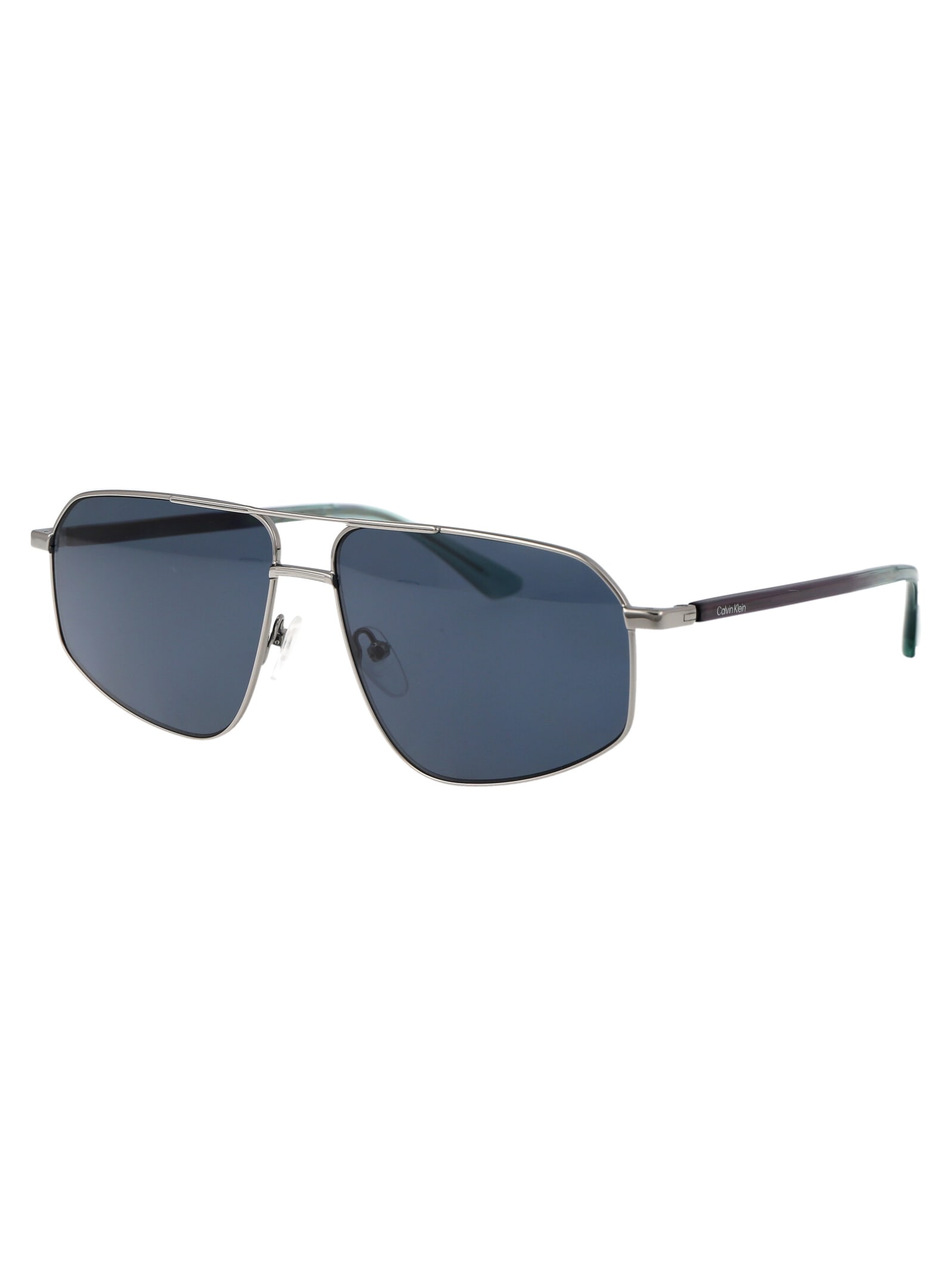 Shop Calvin Klein Ck23126s Sunglasses In 014 Light Gunmetal