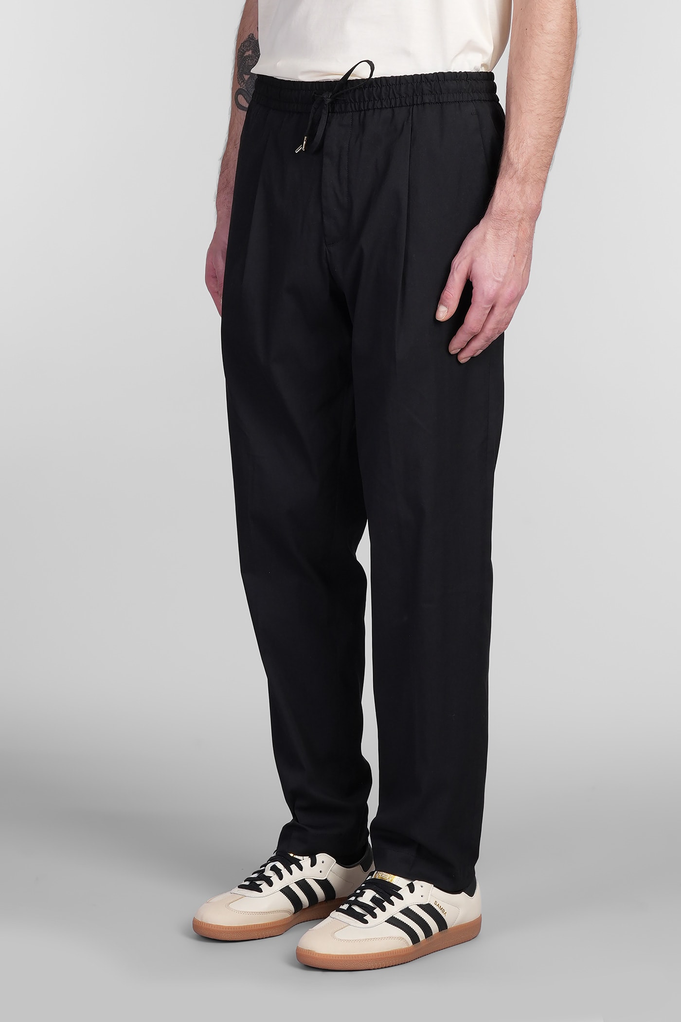 Briglia 1949 Wimbledons Pants In Black Cotton In Black