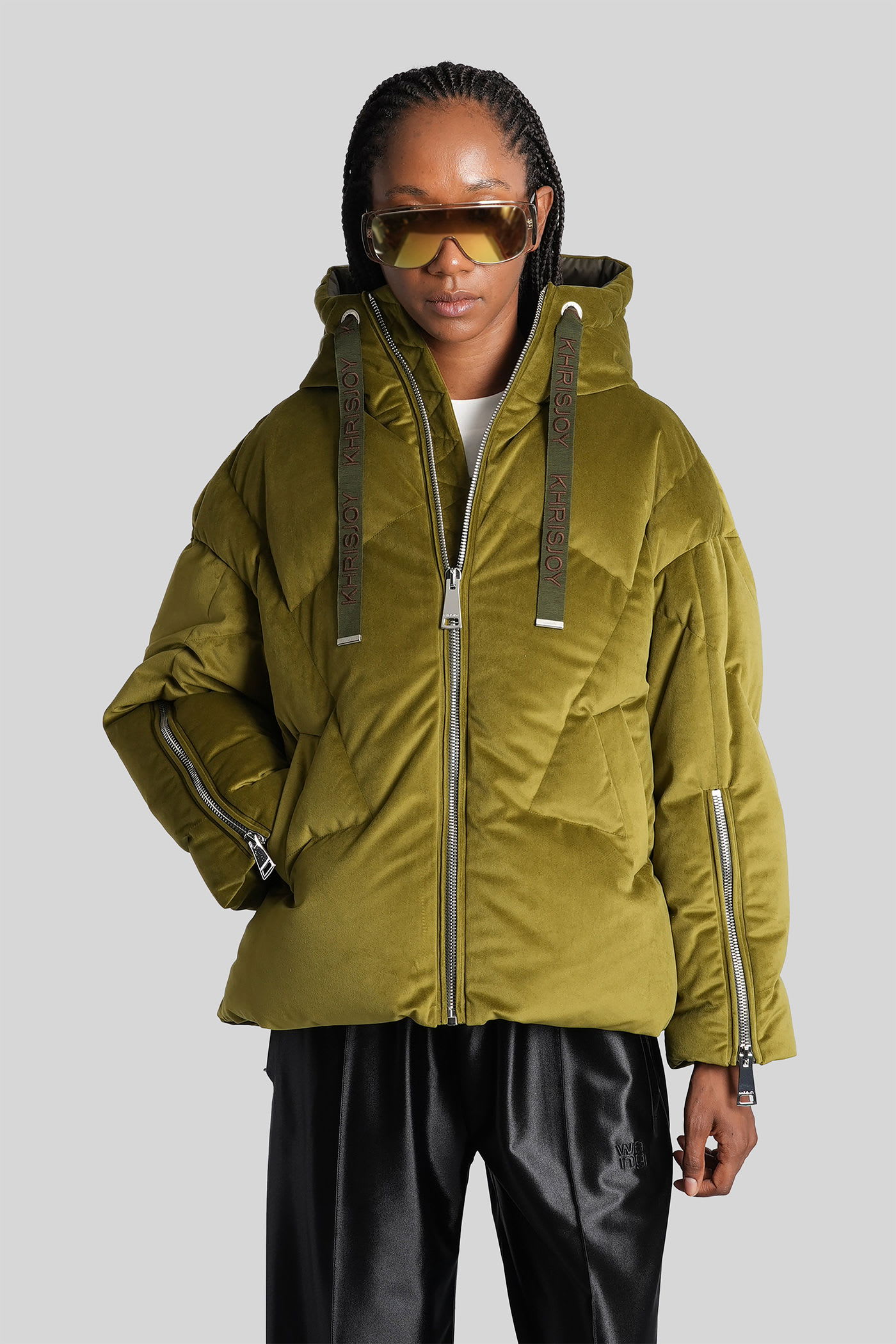 Khrisjoy Puffer In Green Polyamide - Khrisjoy - Modalova