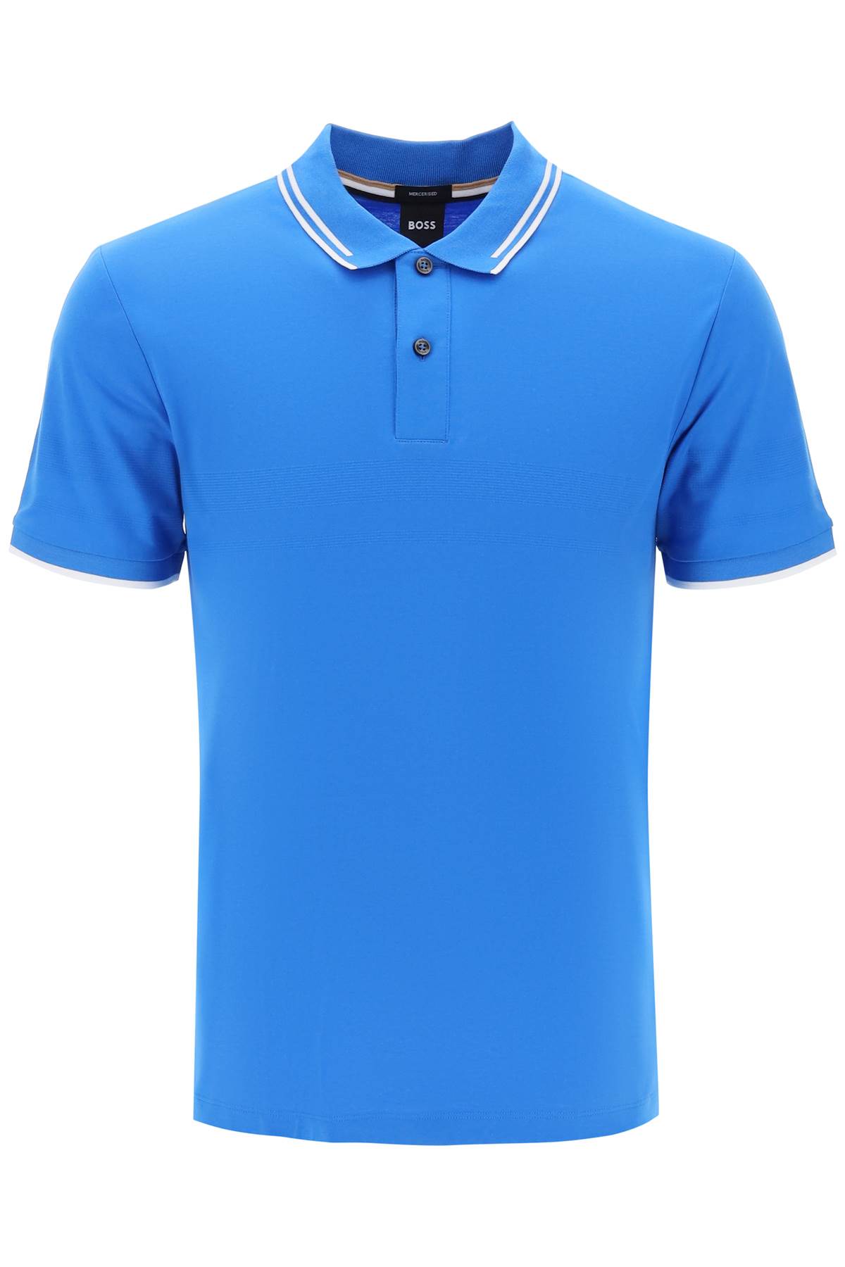 Shop Hugo Boss Phillipson Slim Fit Polo Shirt In Bright Blue (light Blue)