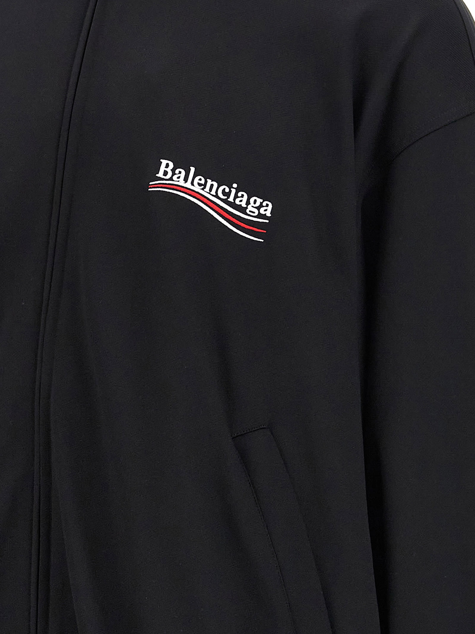 BALENCIAGA LOGO EMBROIDERY SWEATSHIRT 