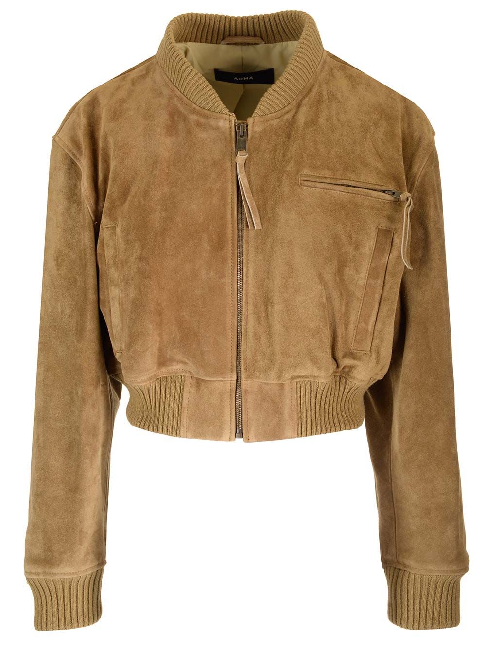 Arma Elettra Bomber Jacket In Brown