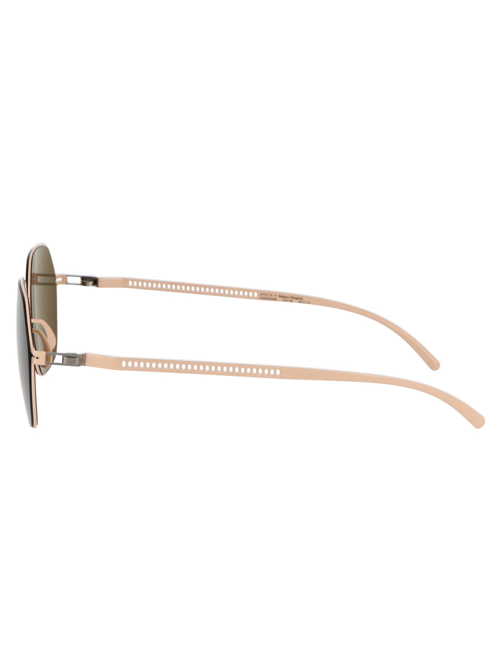 Mykita Metallic Nude Sunglasses In Gray