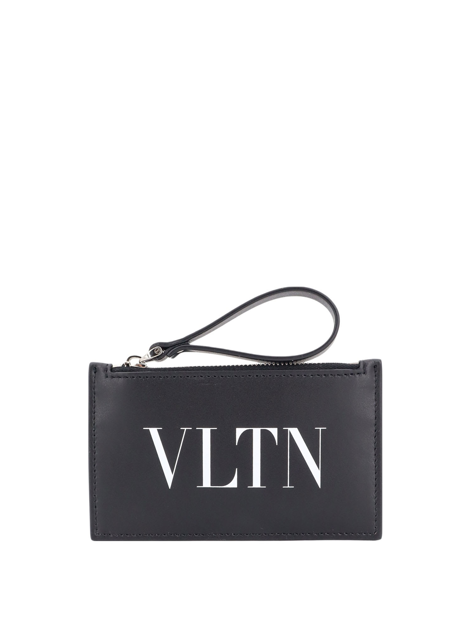 Shop Valentino Card Holder In Black