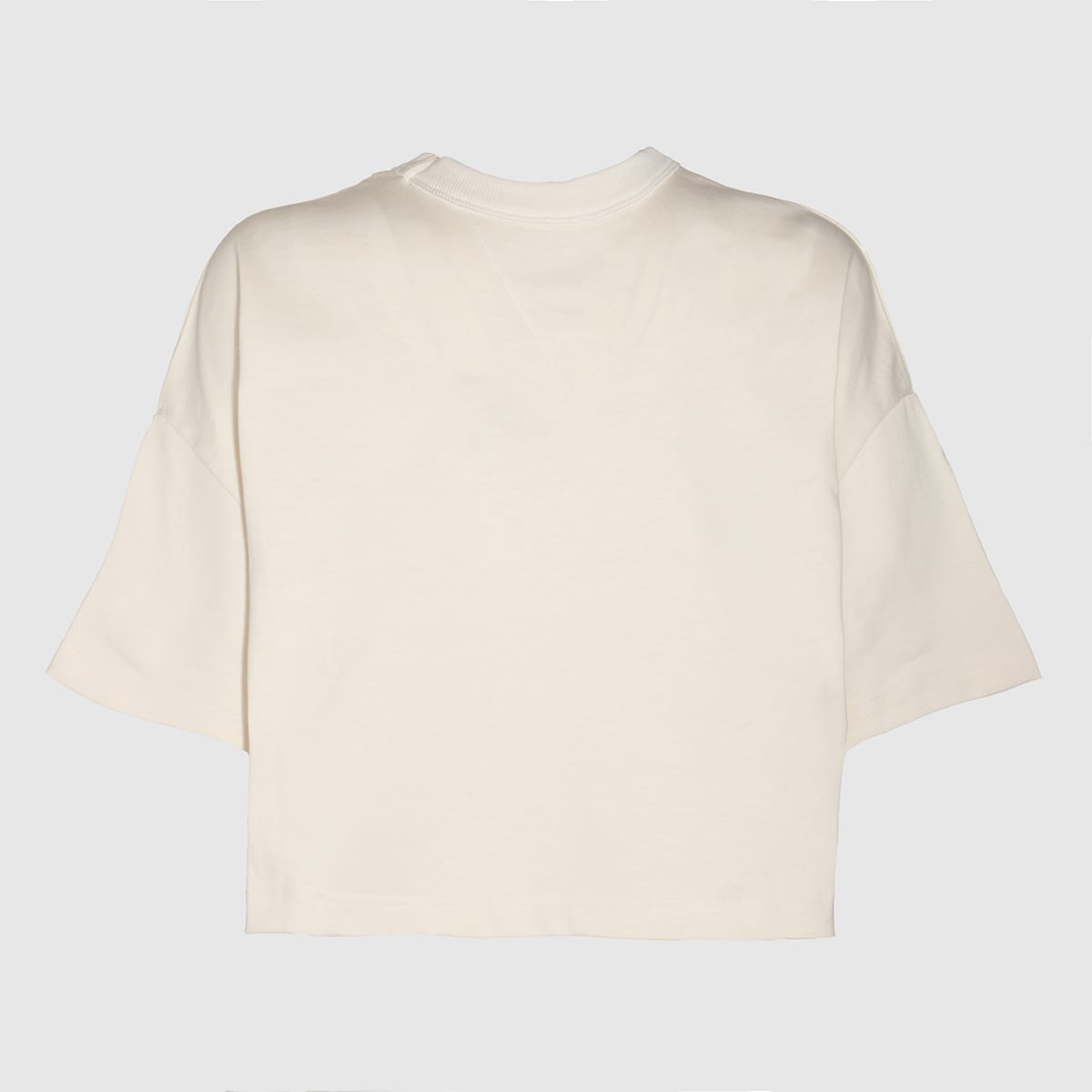 Shop Bottega Veneta White Cotton T-shirt In Soap