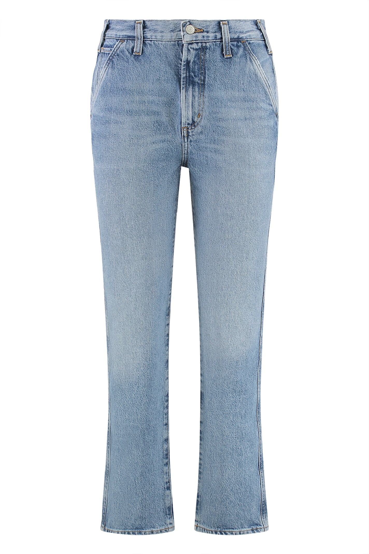 Cooper High-rise Straight Leg Jeans