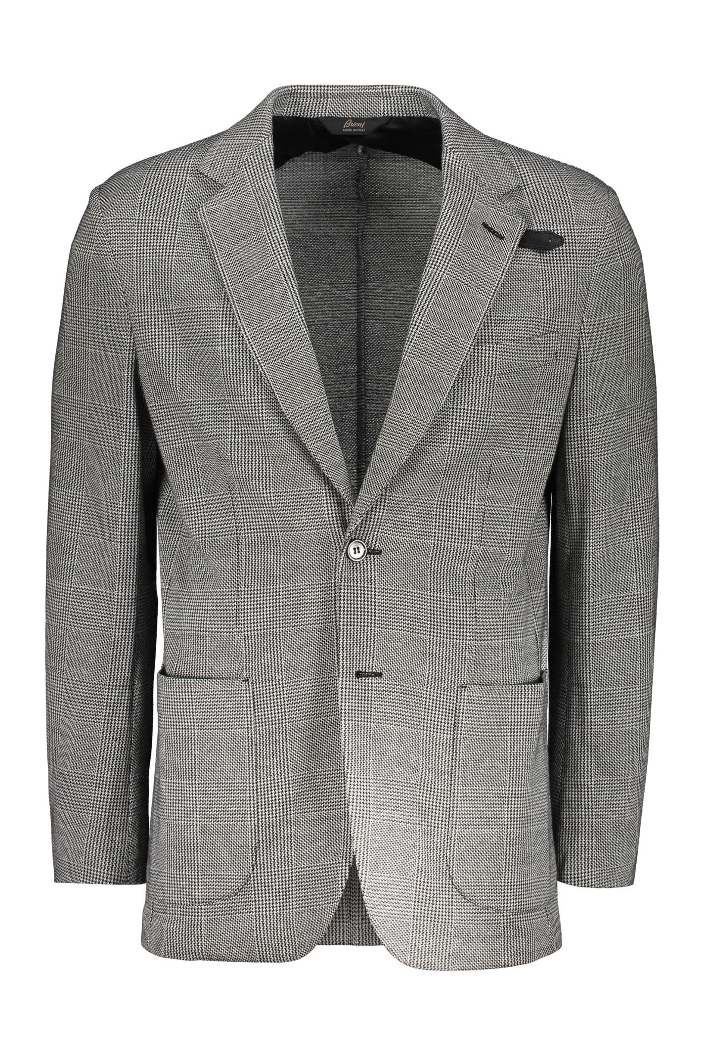Shop Brioni Single-breasted Two-button Jacket In Black