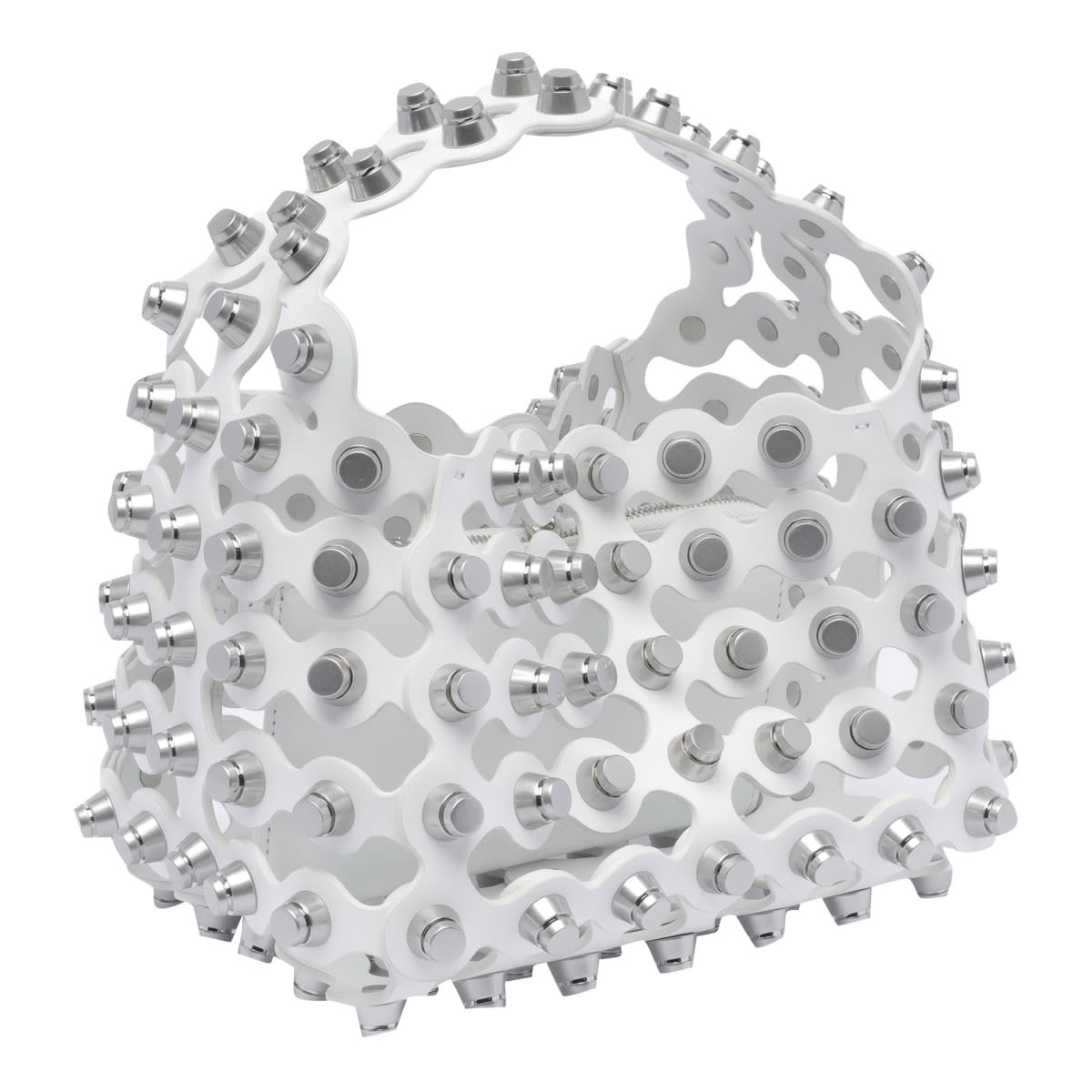 Alexander Wang Rex Small Nappa Leather Bag In White In White