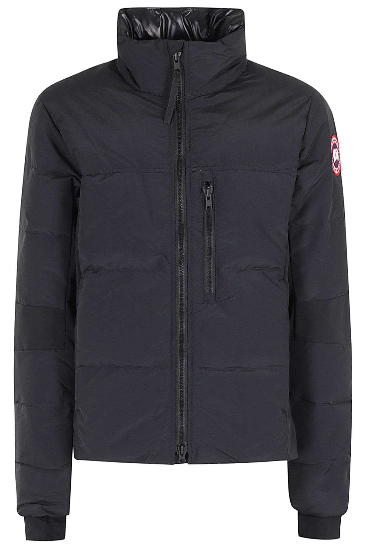 Shop Canada Goose Cg Hybridge Jacket In Black