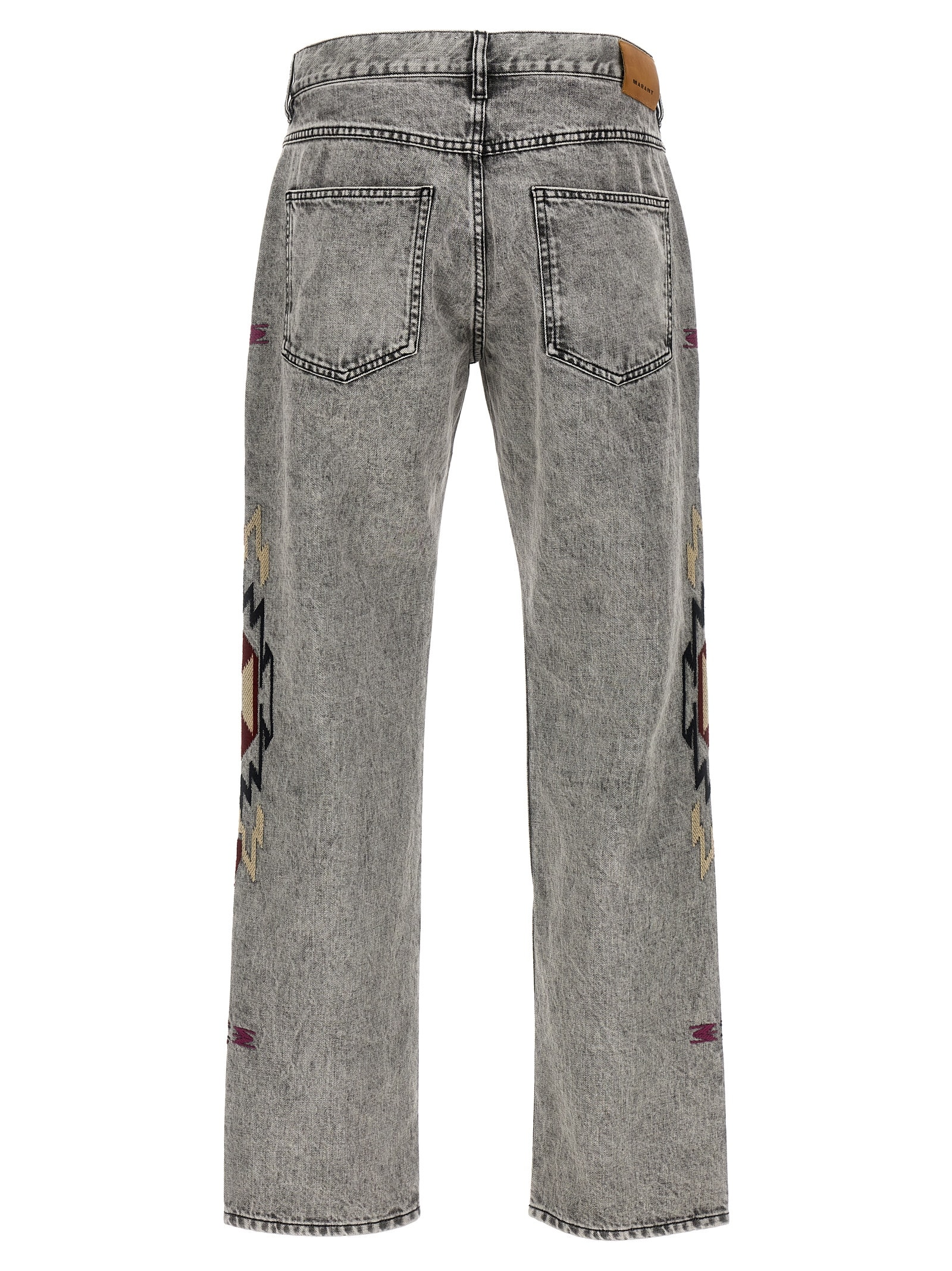 Shop Isabel Marant Joakim Jeans In Gray