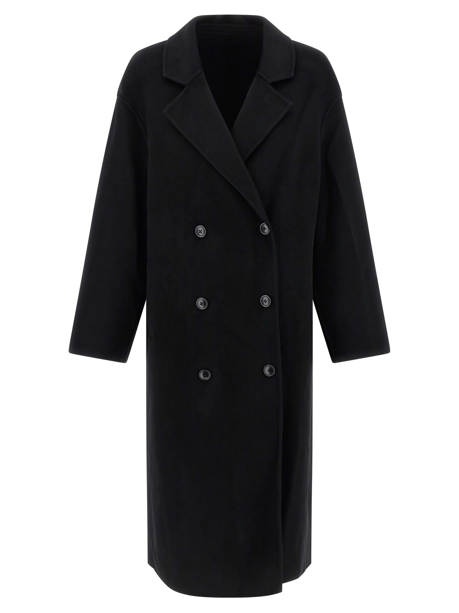 Loulou Studio Loulou Borneo Coat In Black