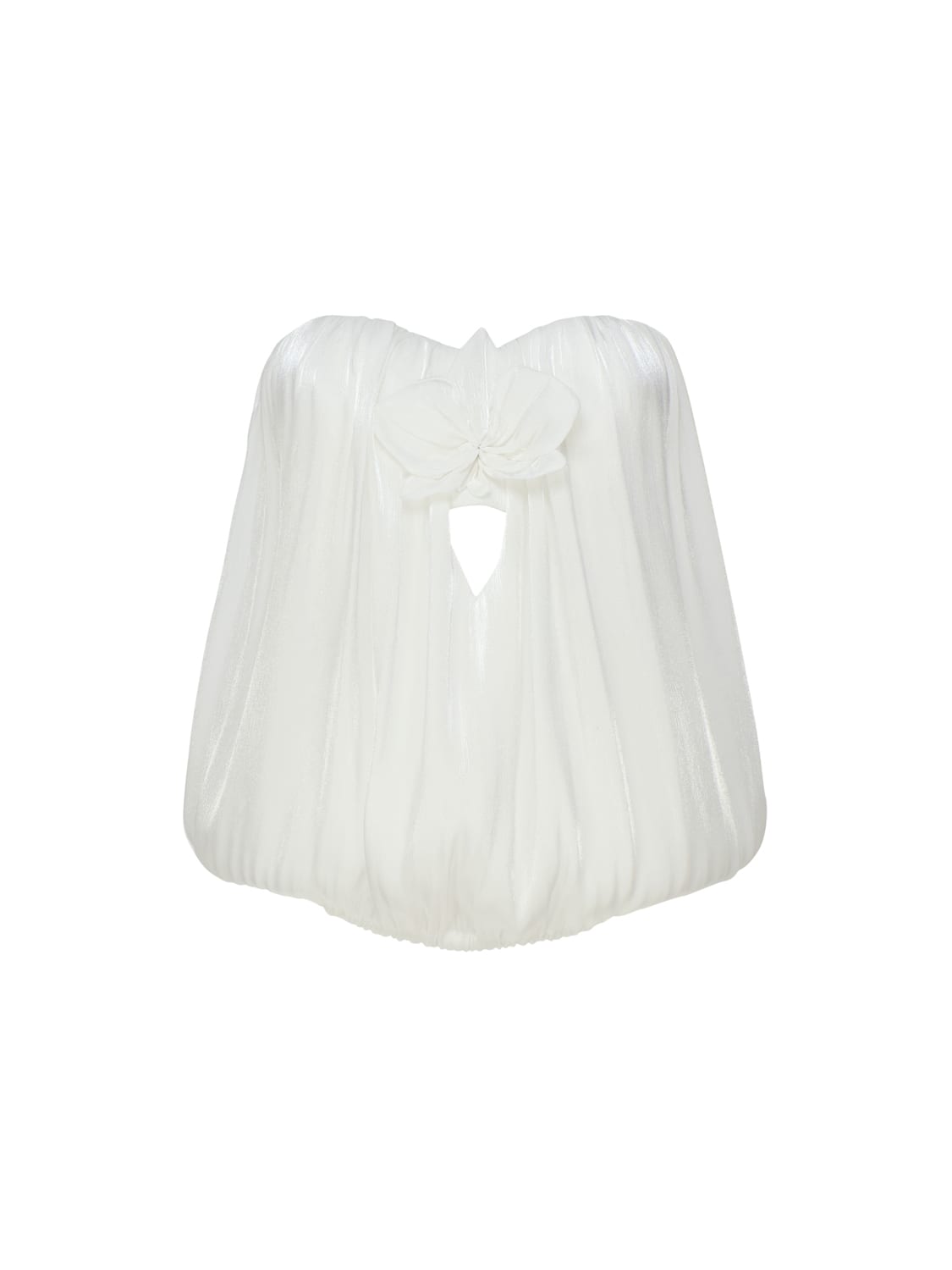 Shop Genny Orchid Top In Off White