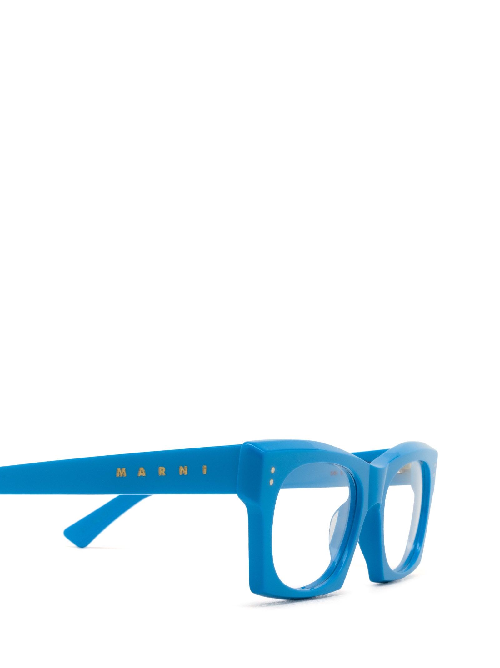 Shop Marni Eyewear Edku Optical Blue Glasses