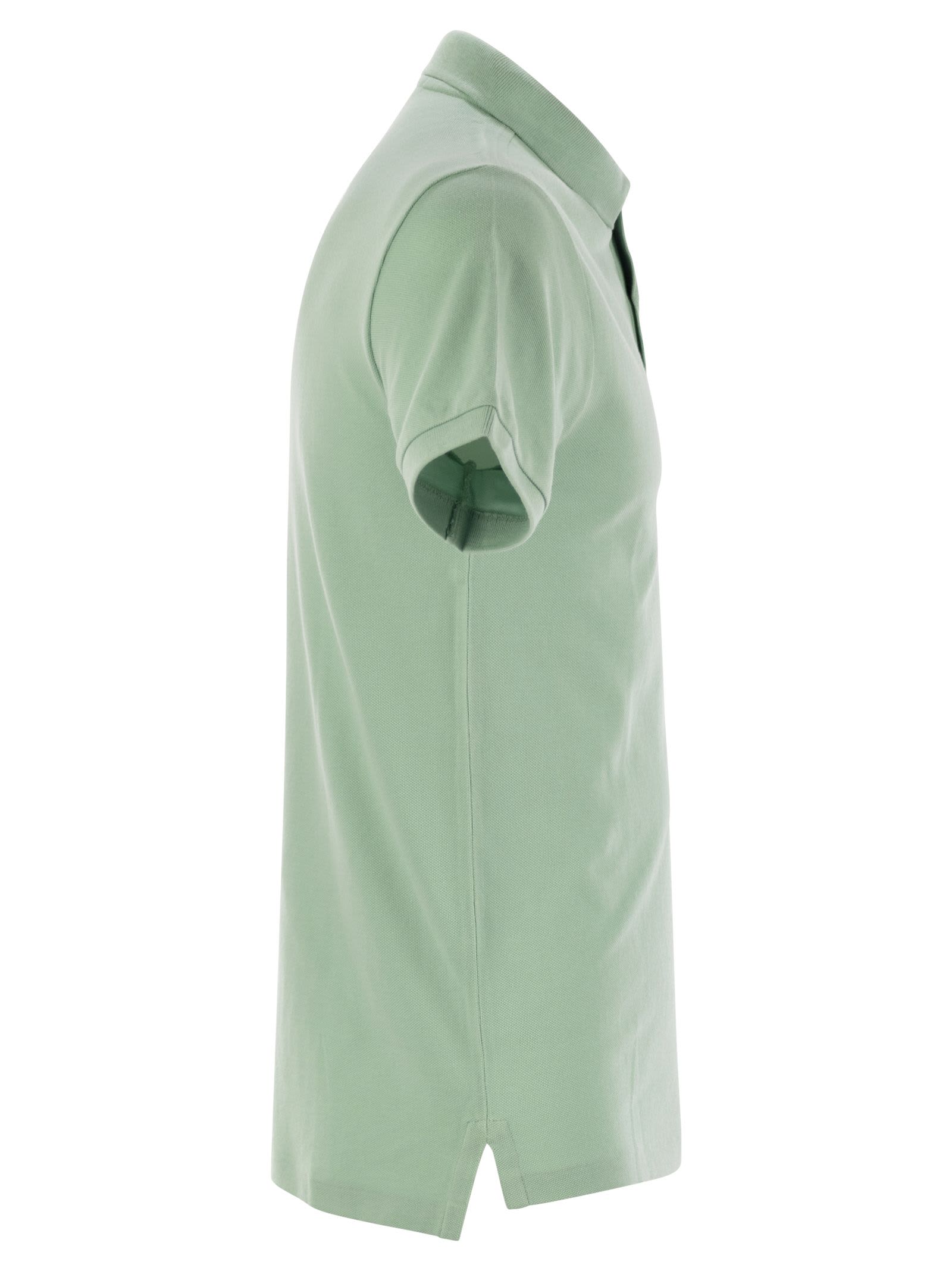 Polo Ralph Lauren Slim-fit Pique Polo Shirt In Water Green