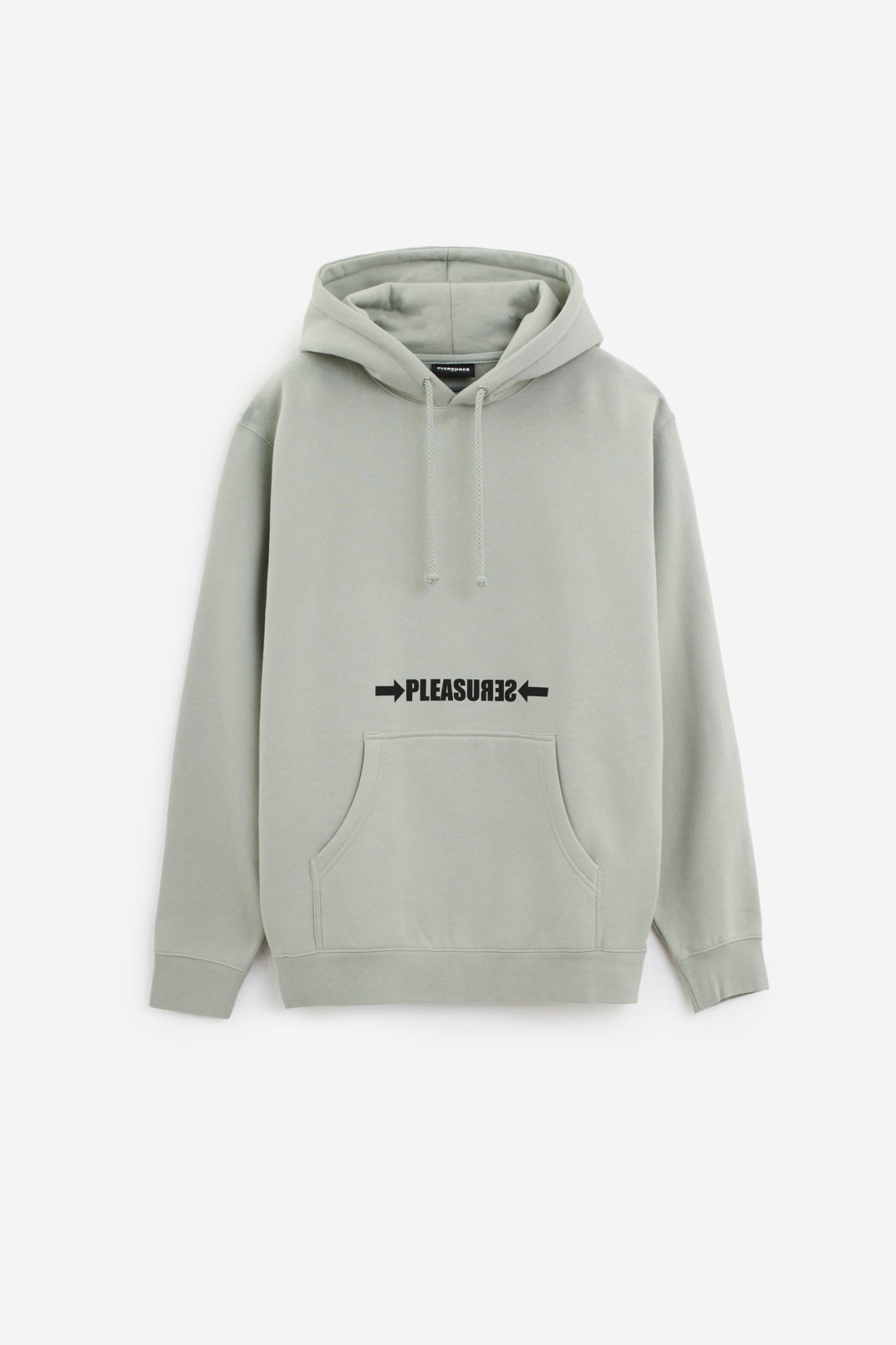 Shop Pleasures Crash Hoodie Sweatshirt In Grey