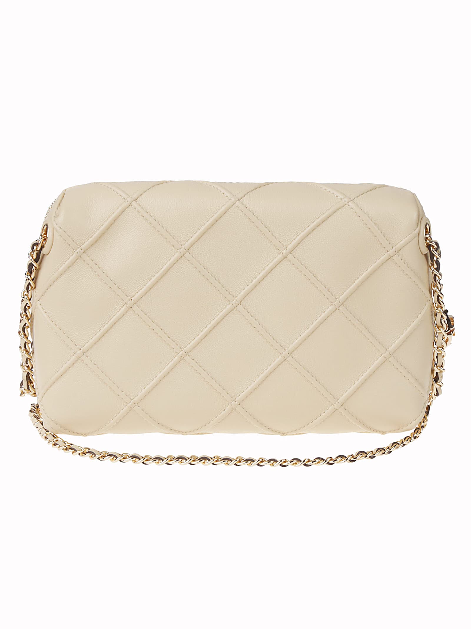 Tory Burch Fleming Soft Crossbody Bag In White