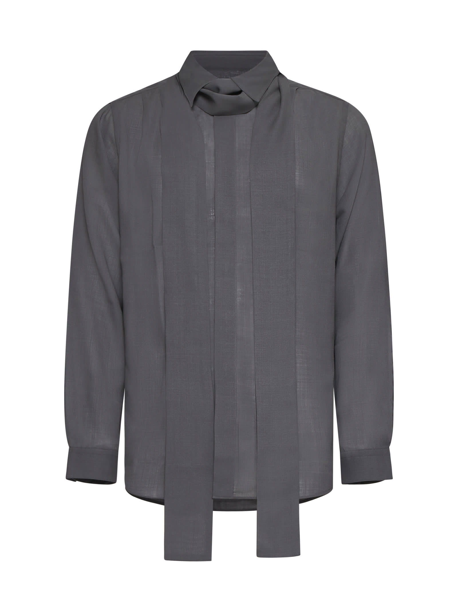 Shop Lardini Shirt In Grey