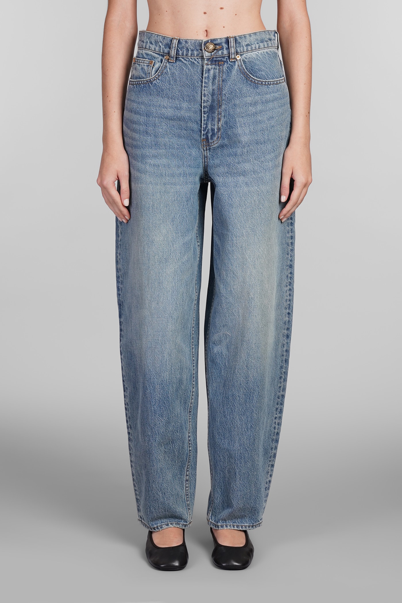 Shop Zimmermann Jeans In Blue Cotton