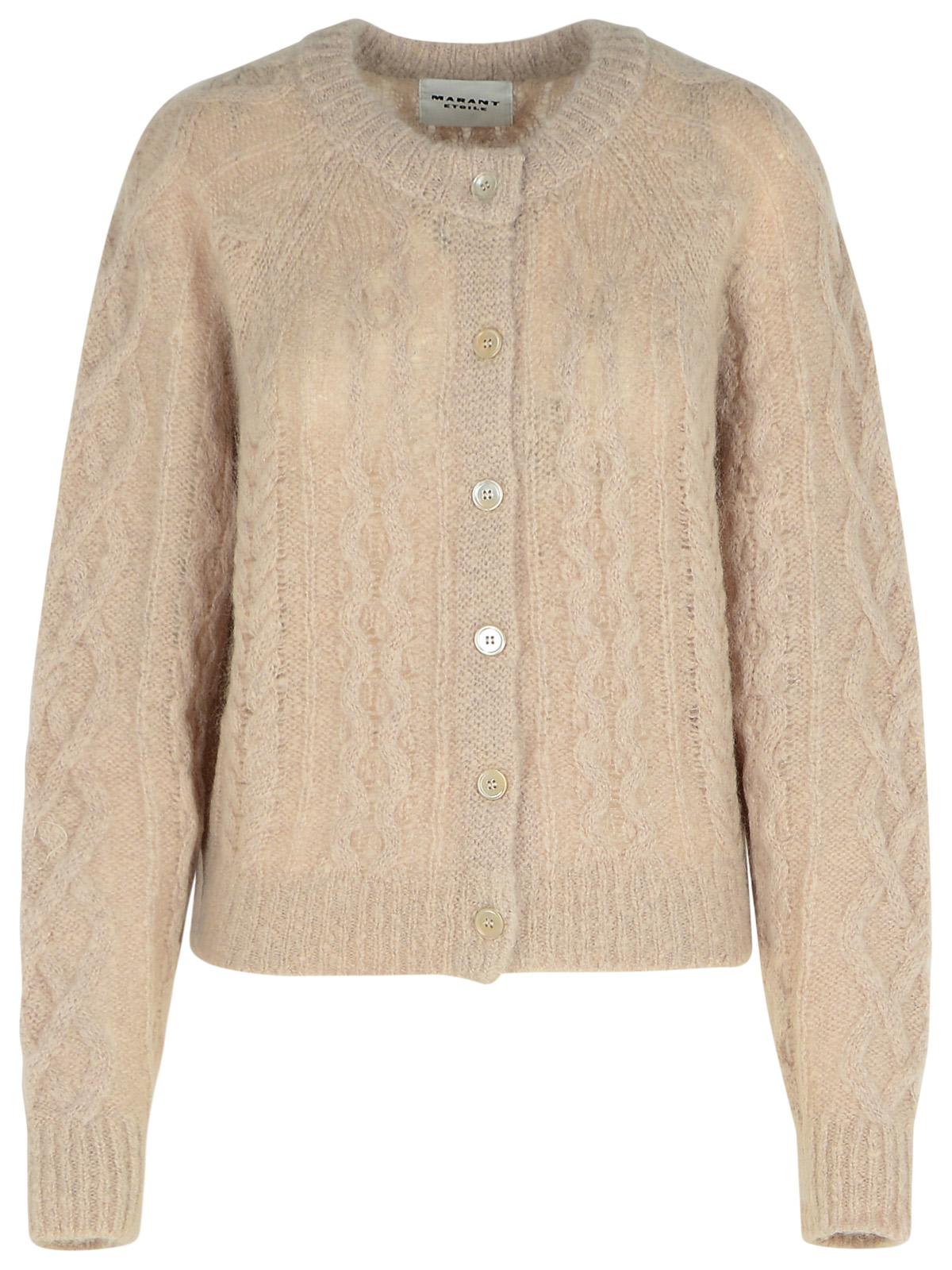 Shop Marant Etoile Ery Beige Mohair Blend Sweater