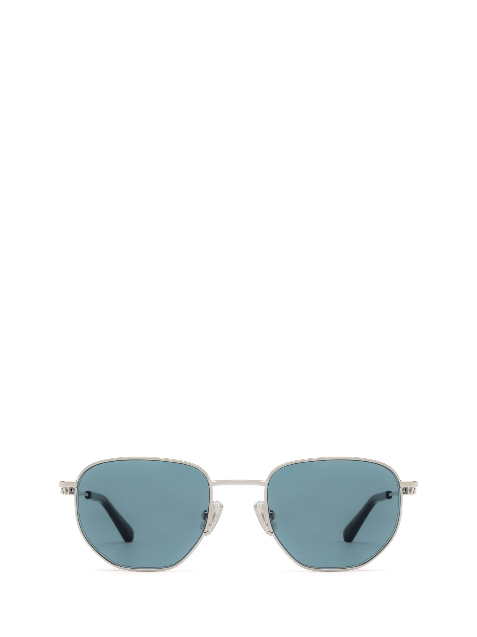 Shop Bottega Veneta Bv1301s Silver Sunglasses