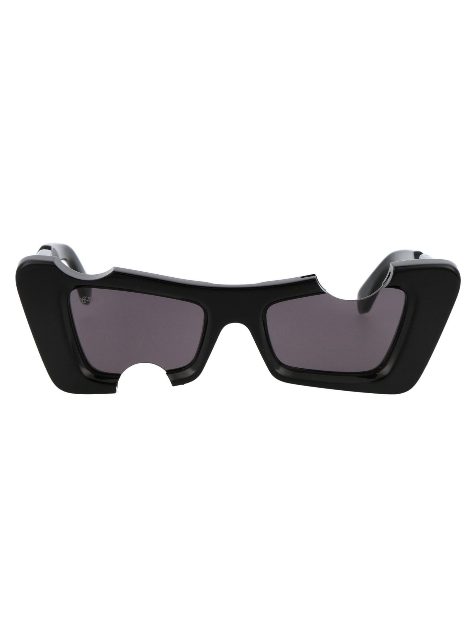 Shop Off-white Cannes Sunglasses In 1007 Black Dark Grey