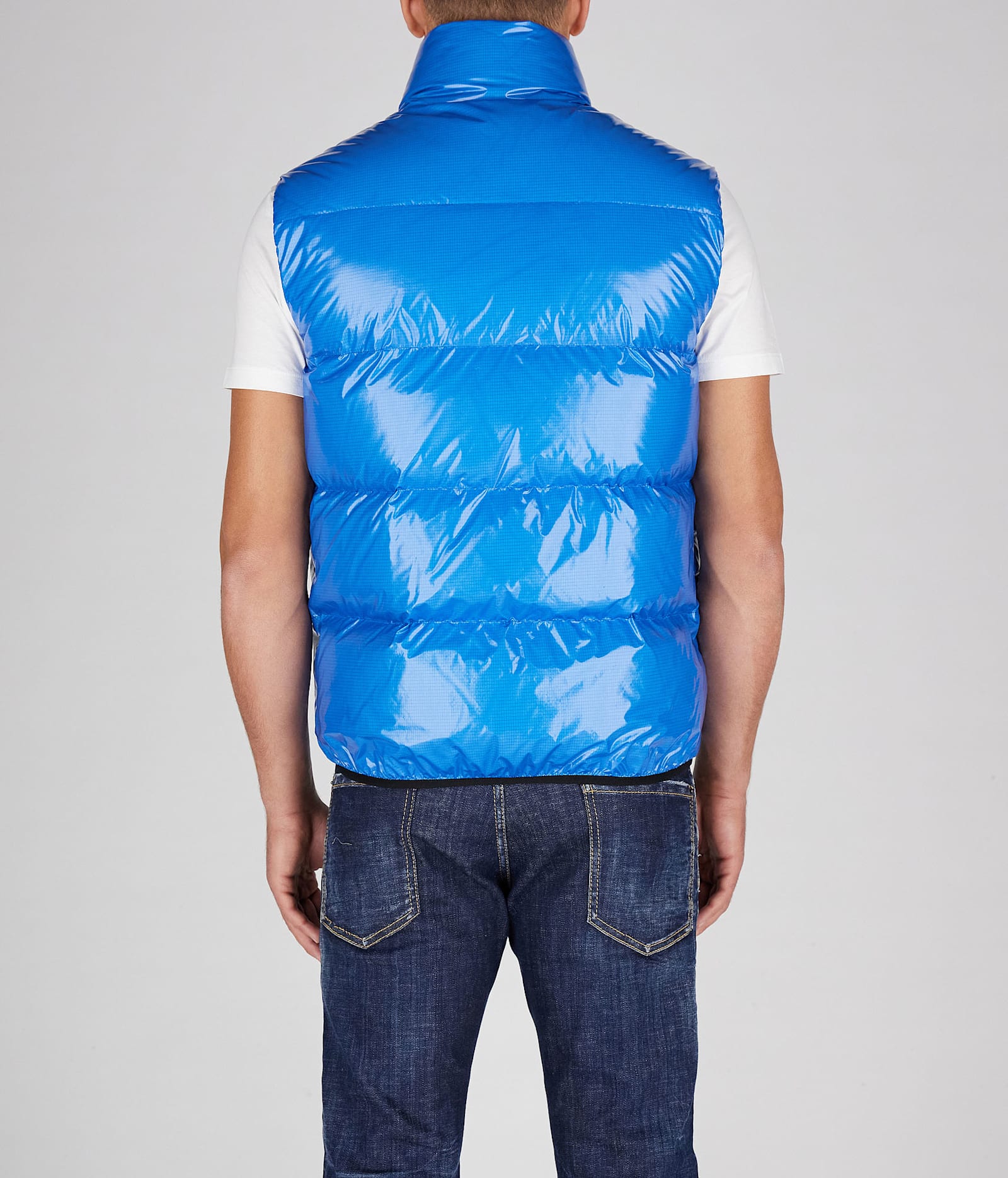 Shop Dsquared2 Waistcoat In Cerulean Blue