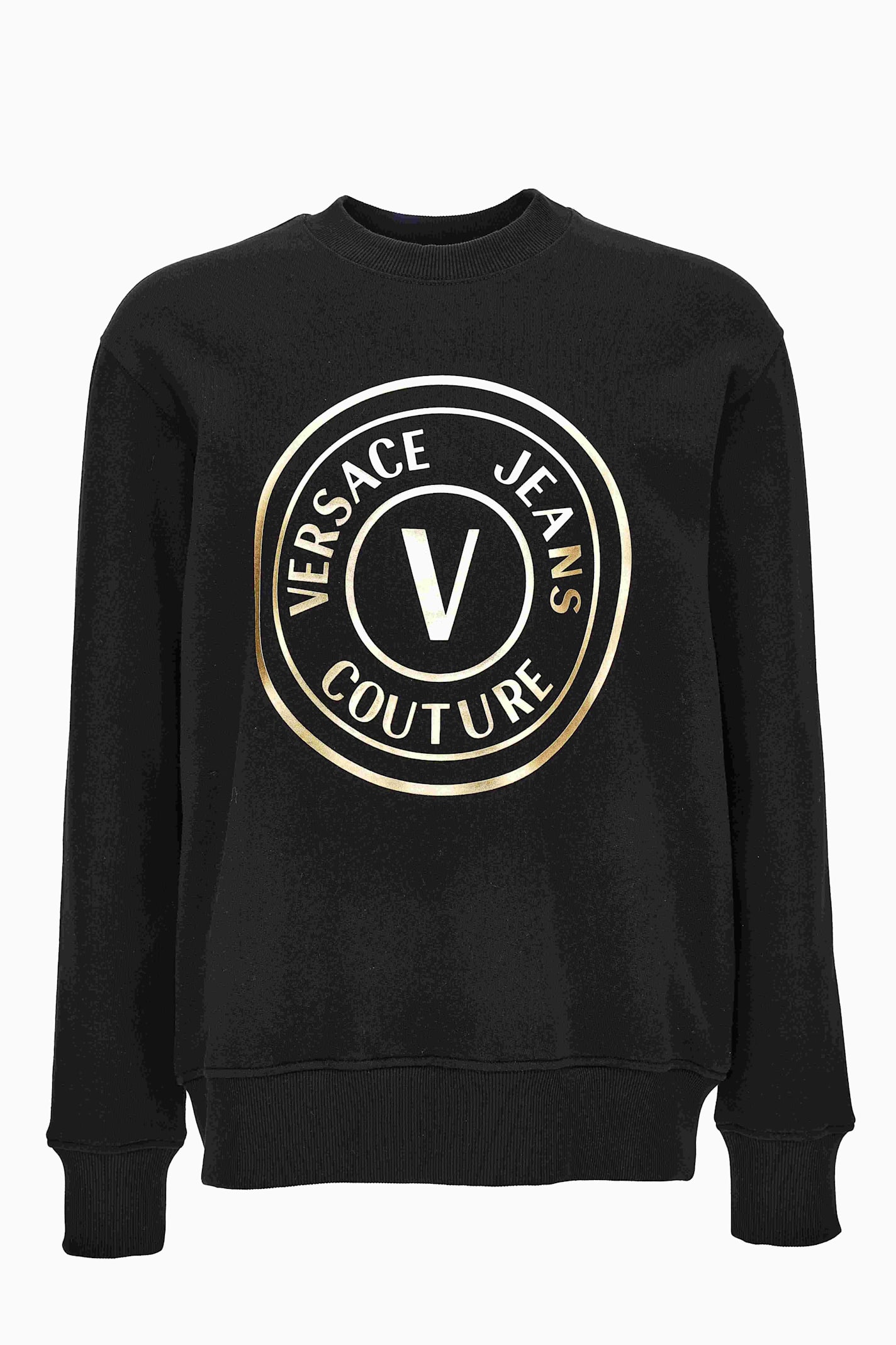 Shop Versace Jeans Couture Hoodie In Black