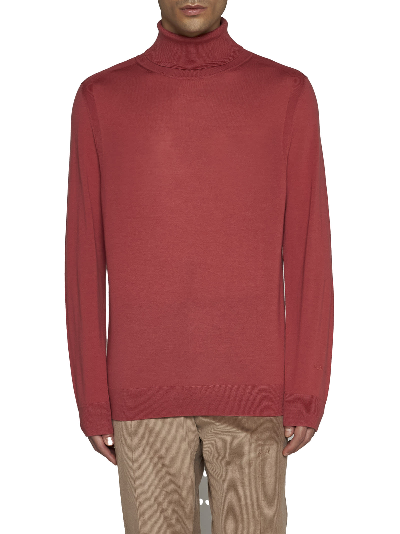 Shop Paul Smith Sweater In Coral