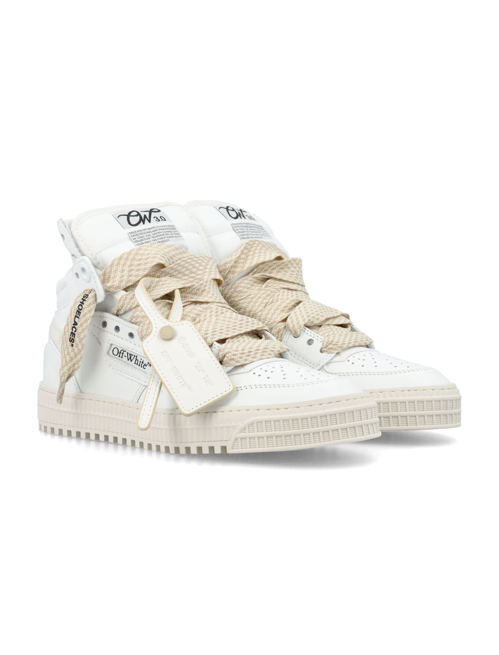 Shop Off-white 3.0 Off Court Big Lace Woman In White