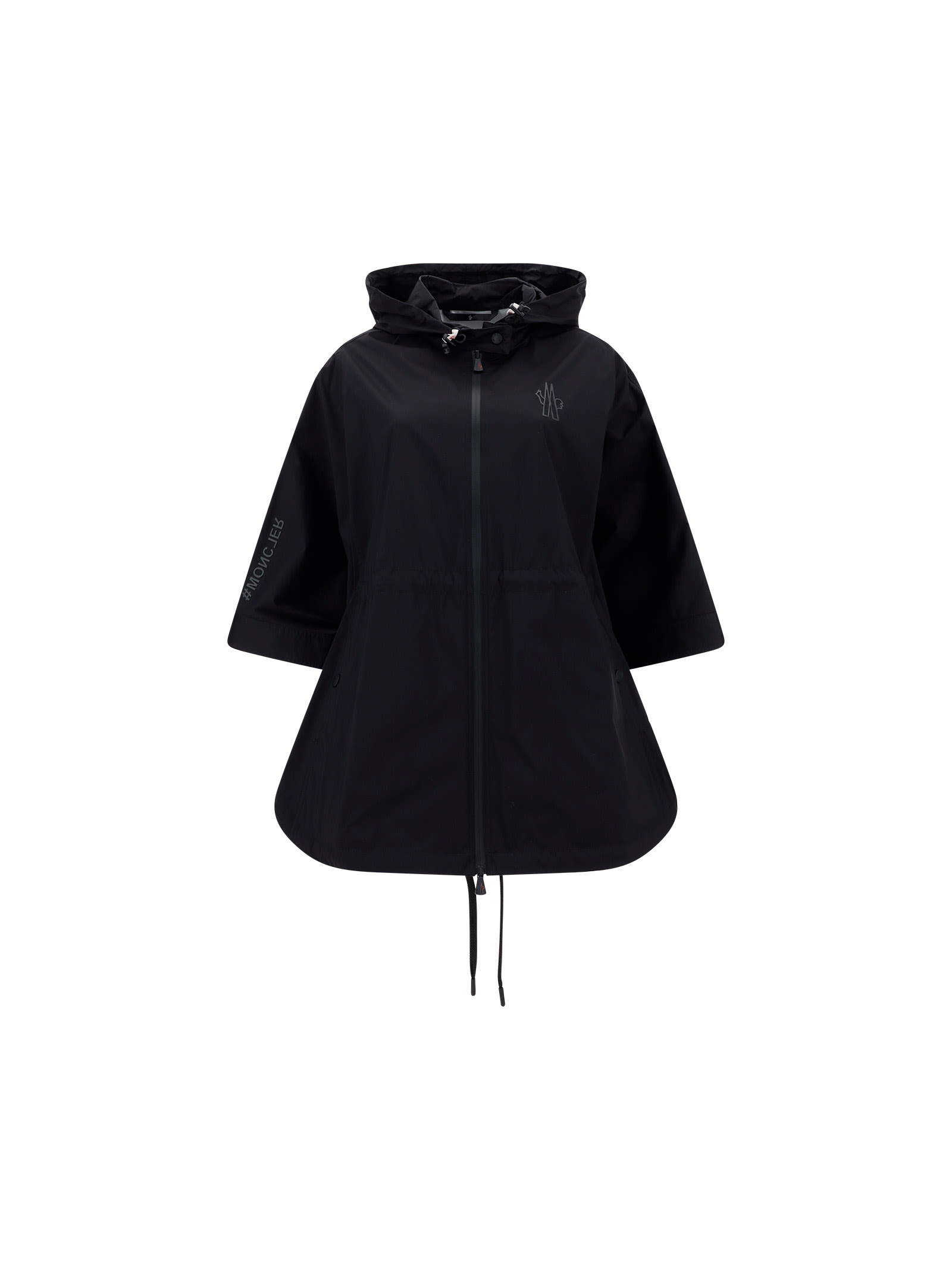 Shop Moncler Vorassay Coat In Black