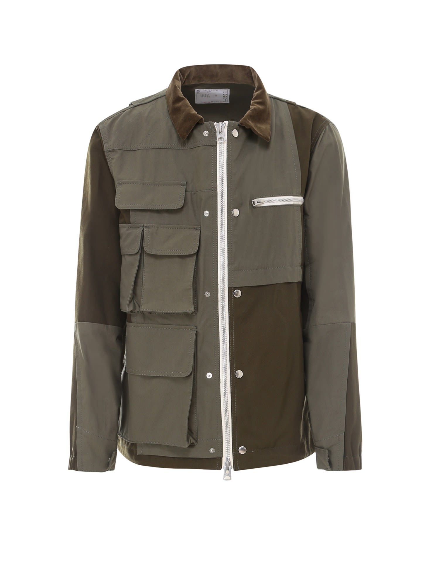 ジャケット・アウター Sacai 21ss cotton nylon oxford blouson Sacai Cotton-nylon Oxford Blouson Jacket In Green | ModeSens