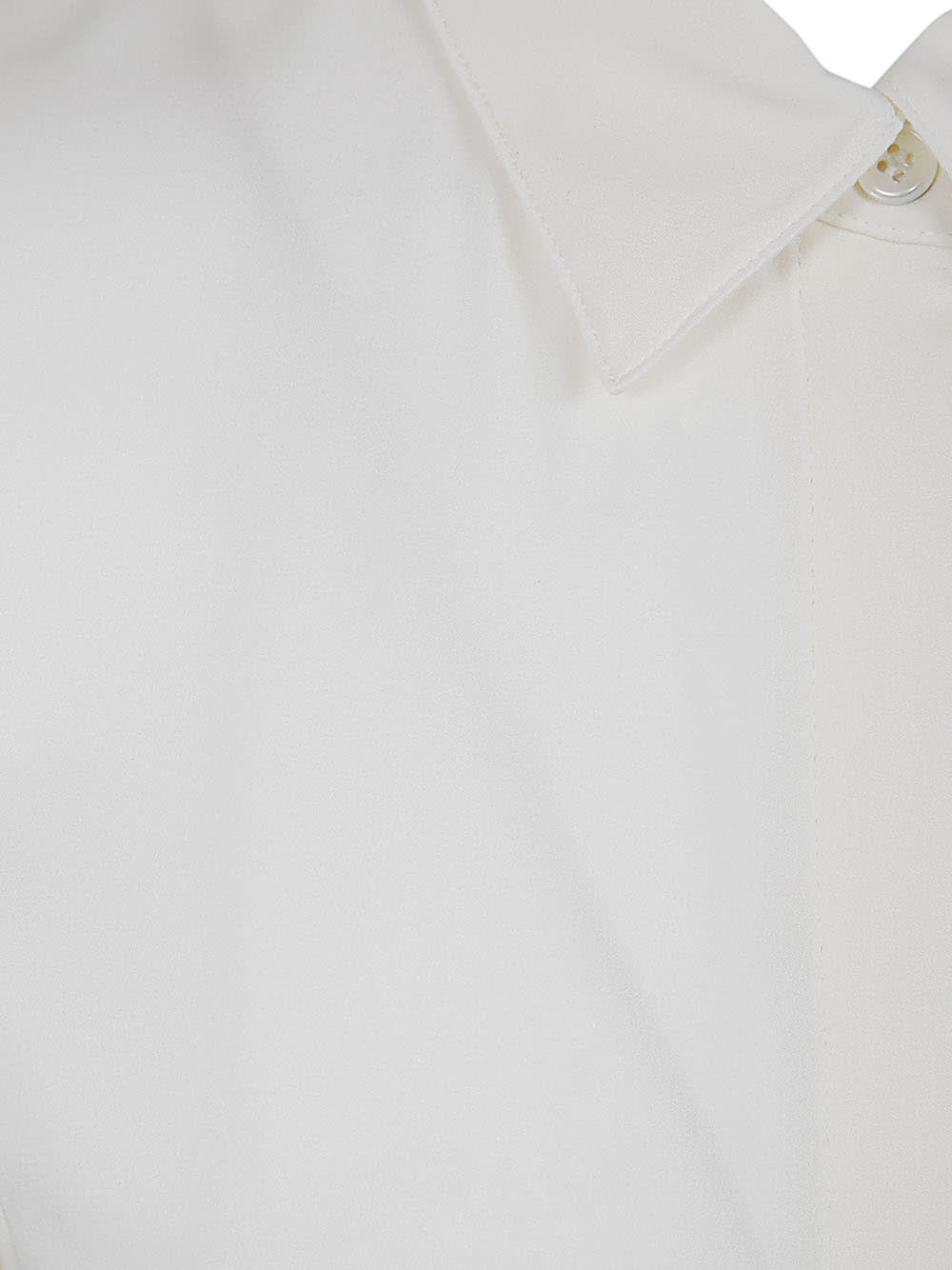 Shop Theory Classic Fitted Shirt In Ivory