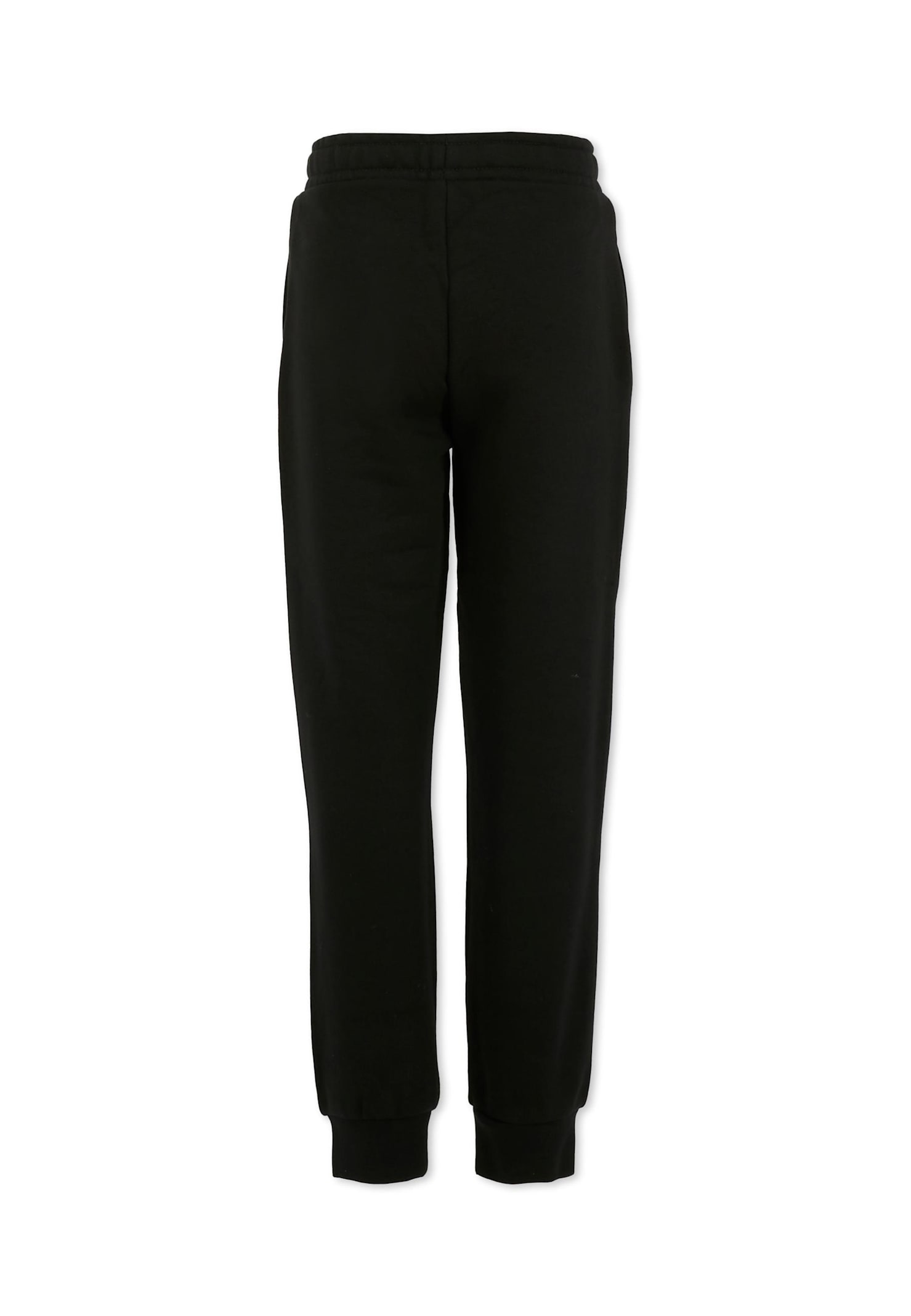 Hugo Boss Black Trousers For Boy With Logo In Black