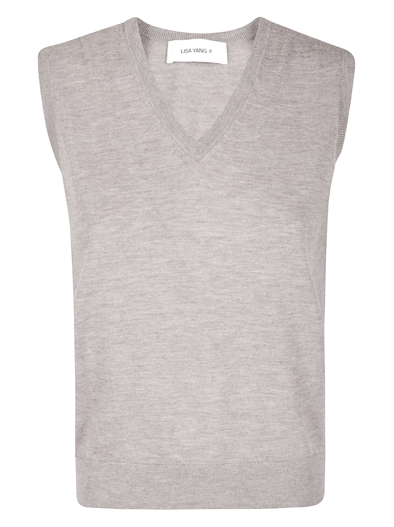 Lisa Yang Cashmere Vest In Neutral