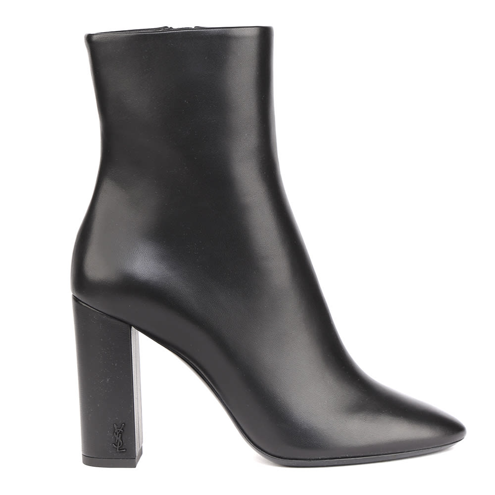 Buy Saint Laurent Lou Ankle Boots In Leather online, shop Saint Laurent shoes with free shipping