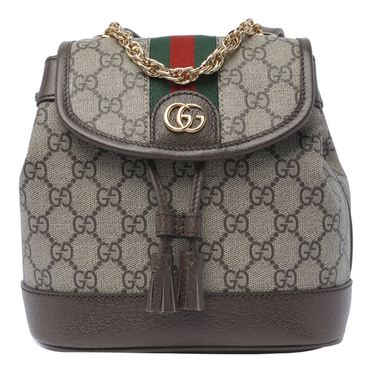 Shop Gucci Gg Ophidia Backpack In Beige