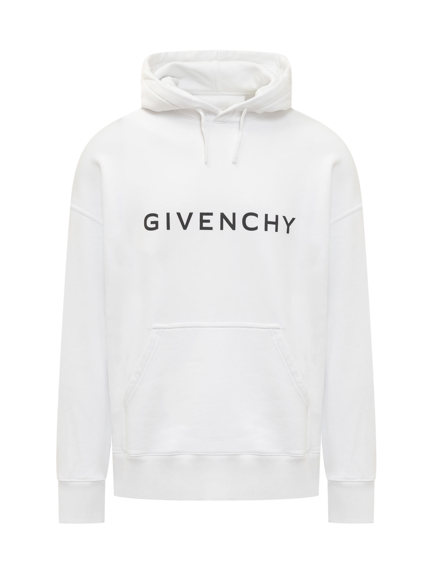 Shop Givenchy Hoodie With Logo In White
