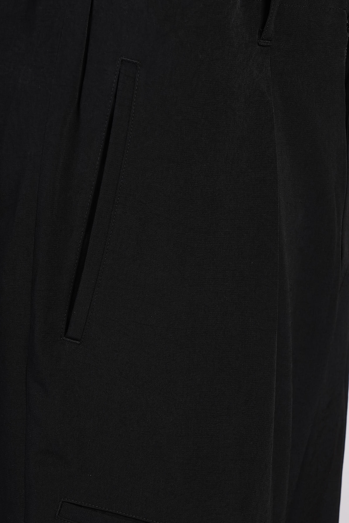 Yohji Yamamoto Pants In Black Triacetate In Black