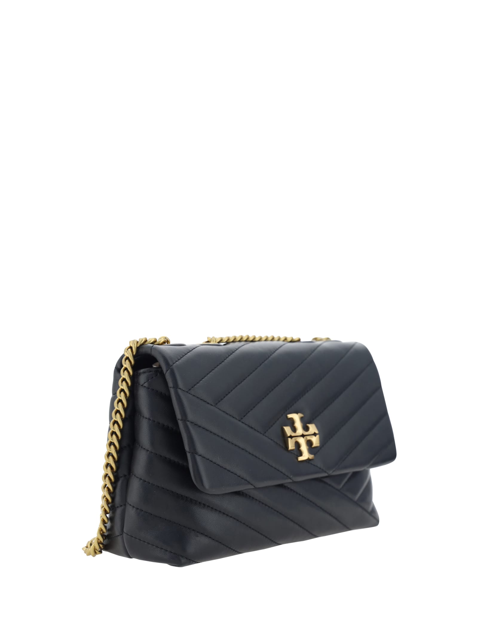 Shop Tory Burch Kira Shoulder Bag In Black