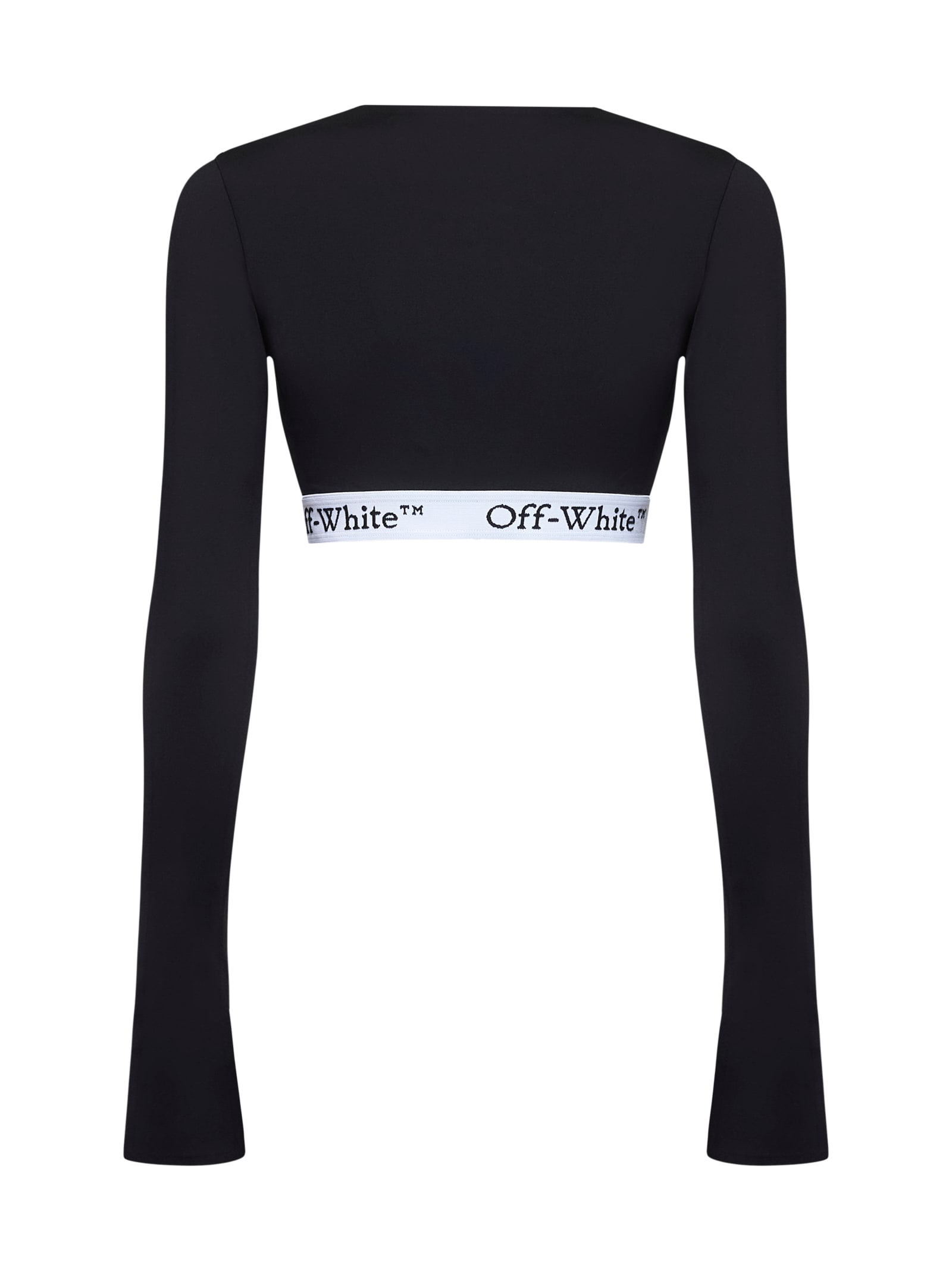 Shop Off-white Top In Black