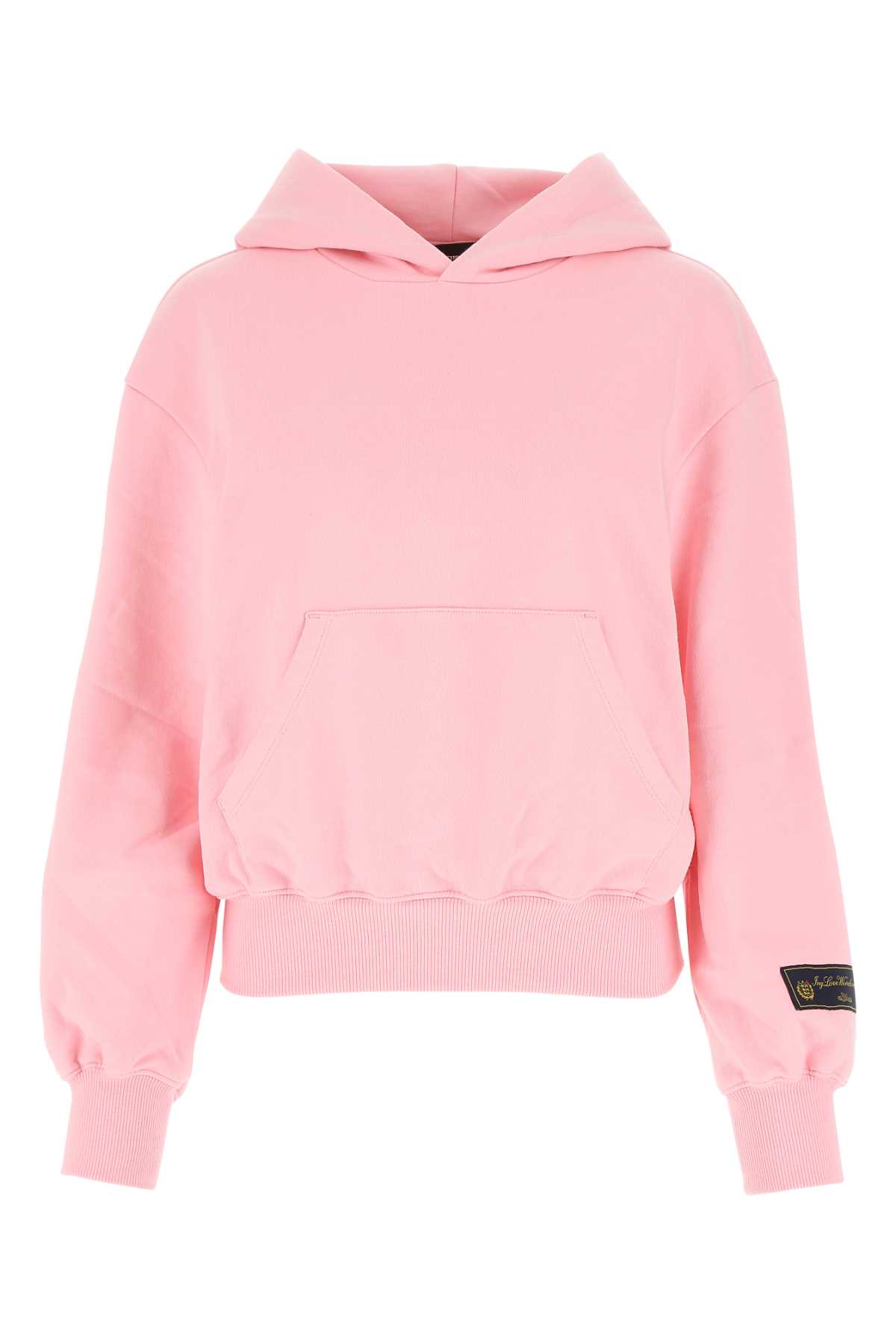 WE11 DONE Pink Cotton Sweatshirt