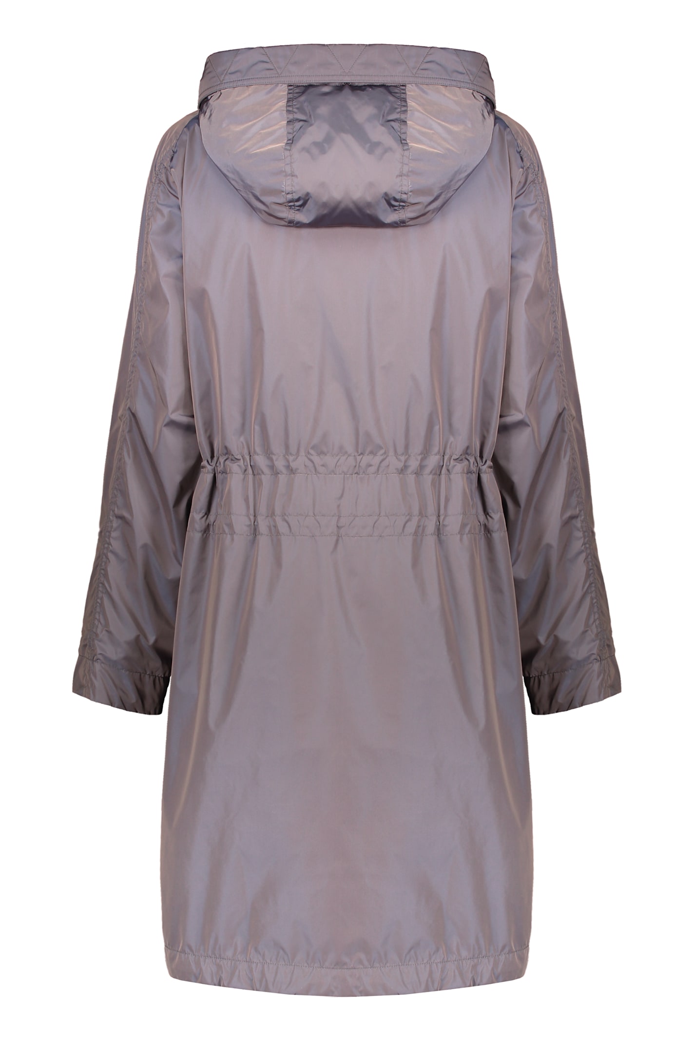 Moorer Long Parka In Gray