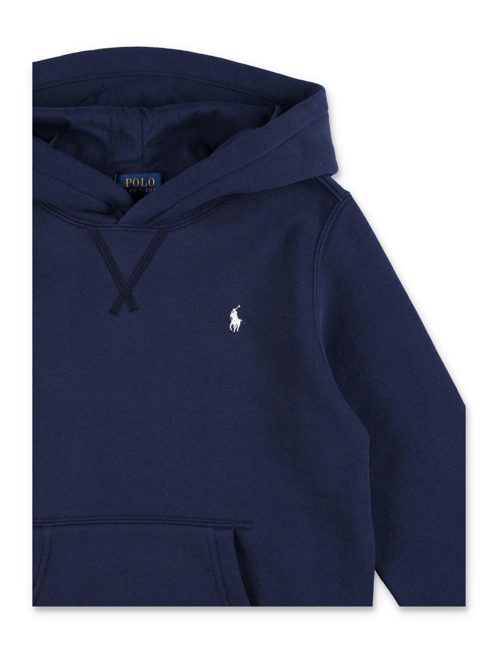 Shop Polo Ralph Lauren Basic Hoodie In Black